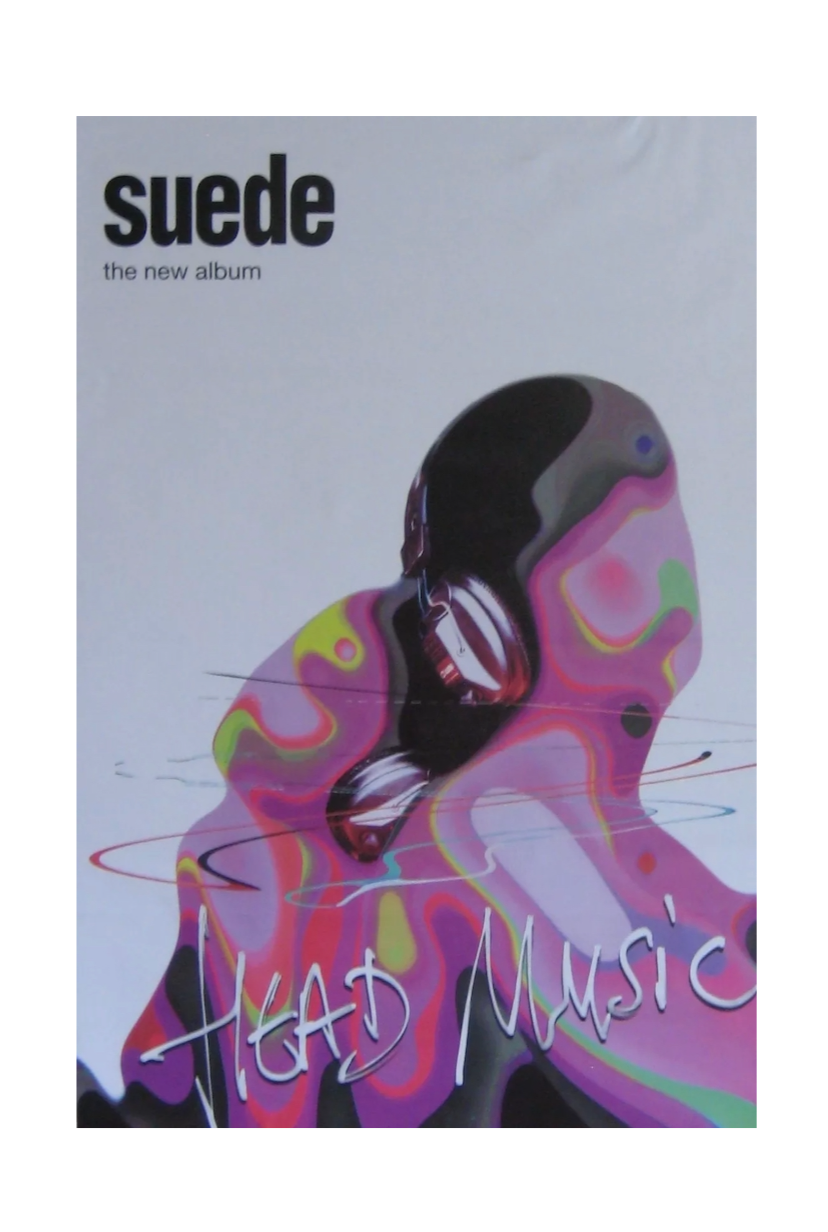 Vintage Suede “Head Music” Subway Poster - jointcustodydc
