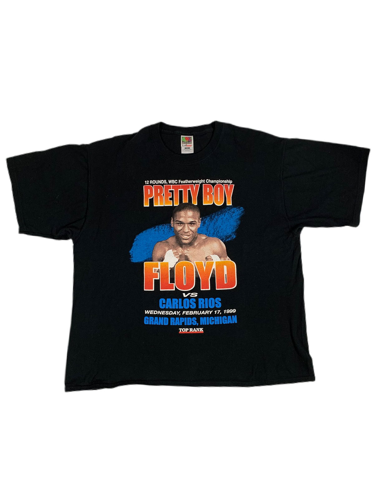 Vintage Floyd Mayweather &quot;Pretty Boy Floyd&quot; VS. Carlos Rios Top Rank T-Shirt