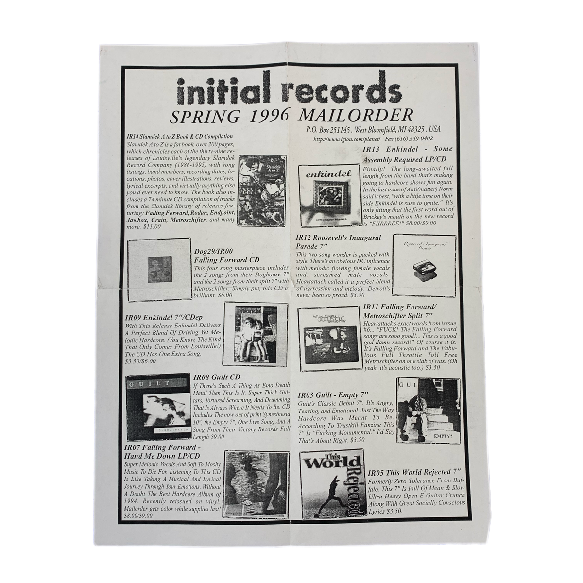 Vintage Enkindel “Intitial Records” Pullover Sweatshirt - jointcustodydc