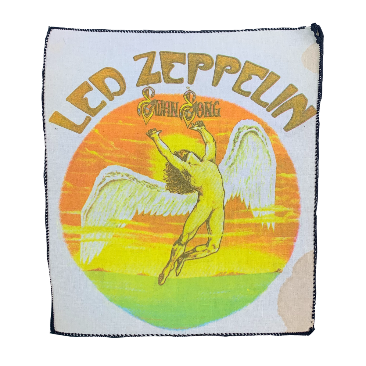 Vintage Led Zeppelin &quot;Swan Song&quot; Back Patch