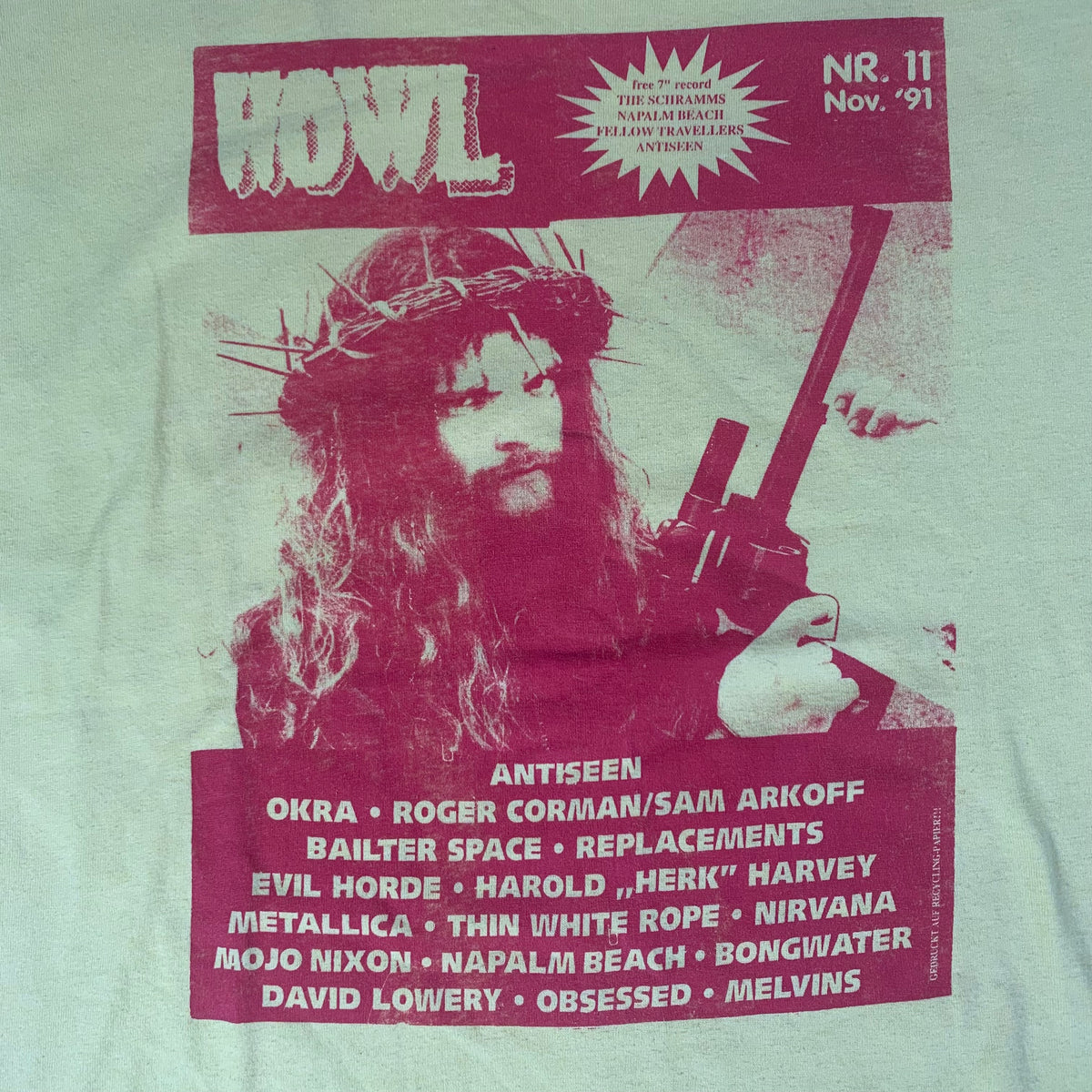 Vintage Howl &quot;Melvins The Obsessed Nirvana&quot; T-Shirt