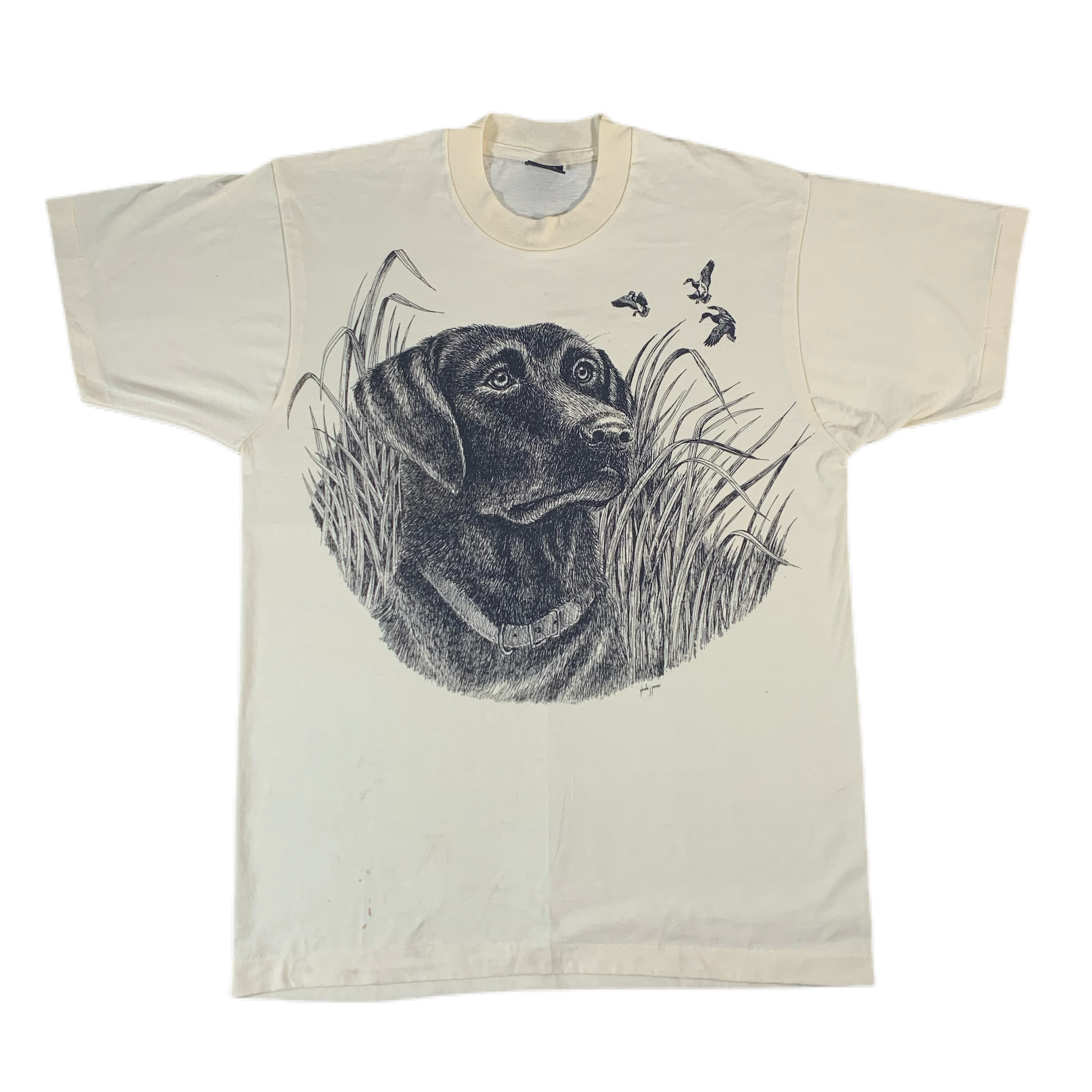 Vintage Glenda J Parker “Dog Portrait” T-Shirt | jointcustodydc