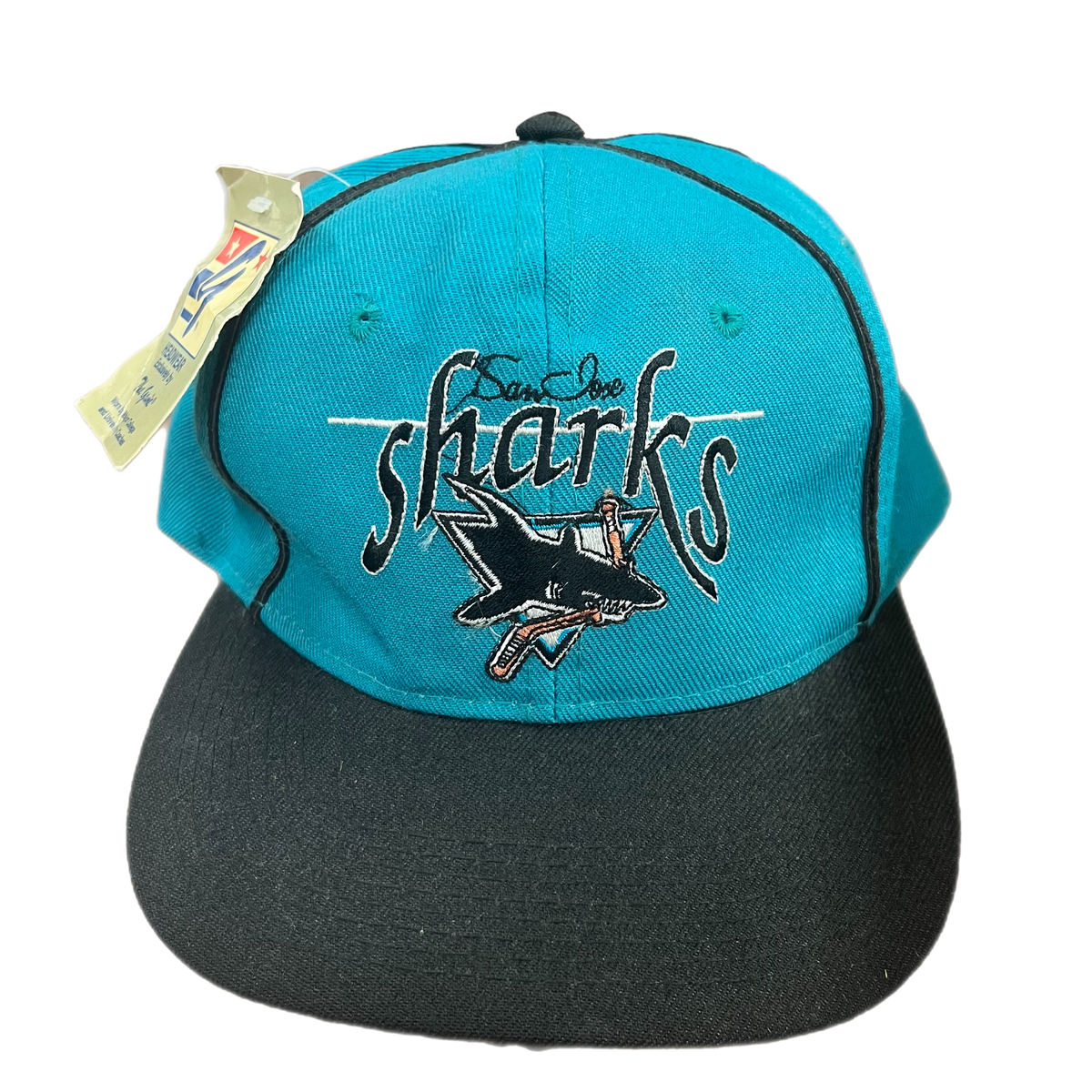Vintage San Jose Sharks &quot;The Game&quot; NHL Wool Snapback Hat