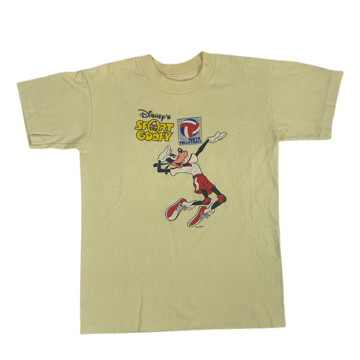 Vintage Disney &quot;Sport Goofy&quot; Youth Volleyball T-Shirt