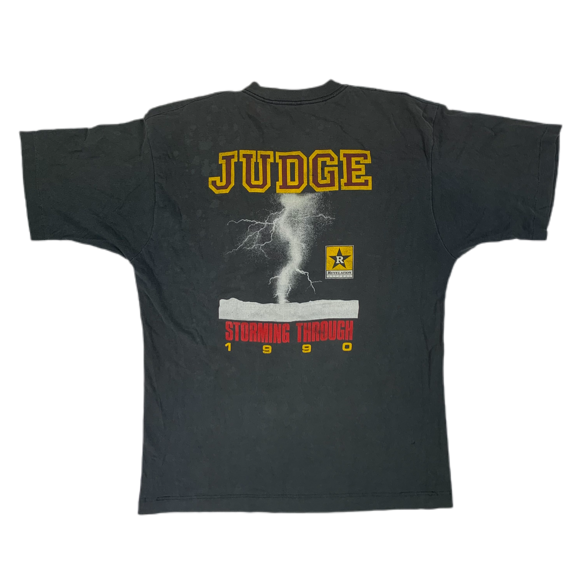 Vintage Judge Bringin&#39; It Down &quot;Storming Through 1990&quot; T-Shirt