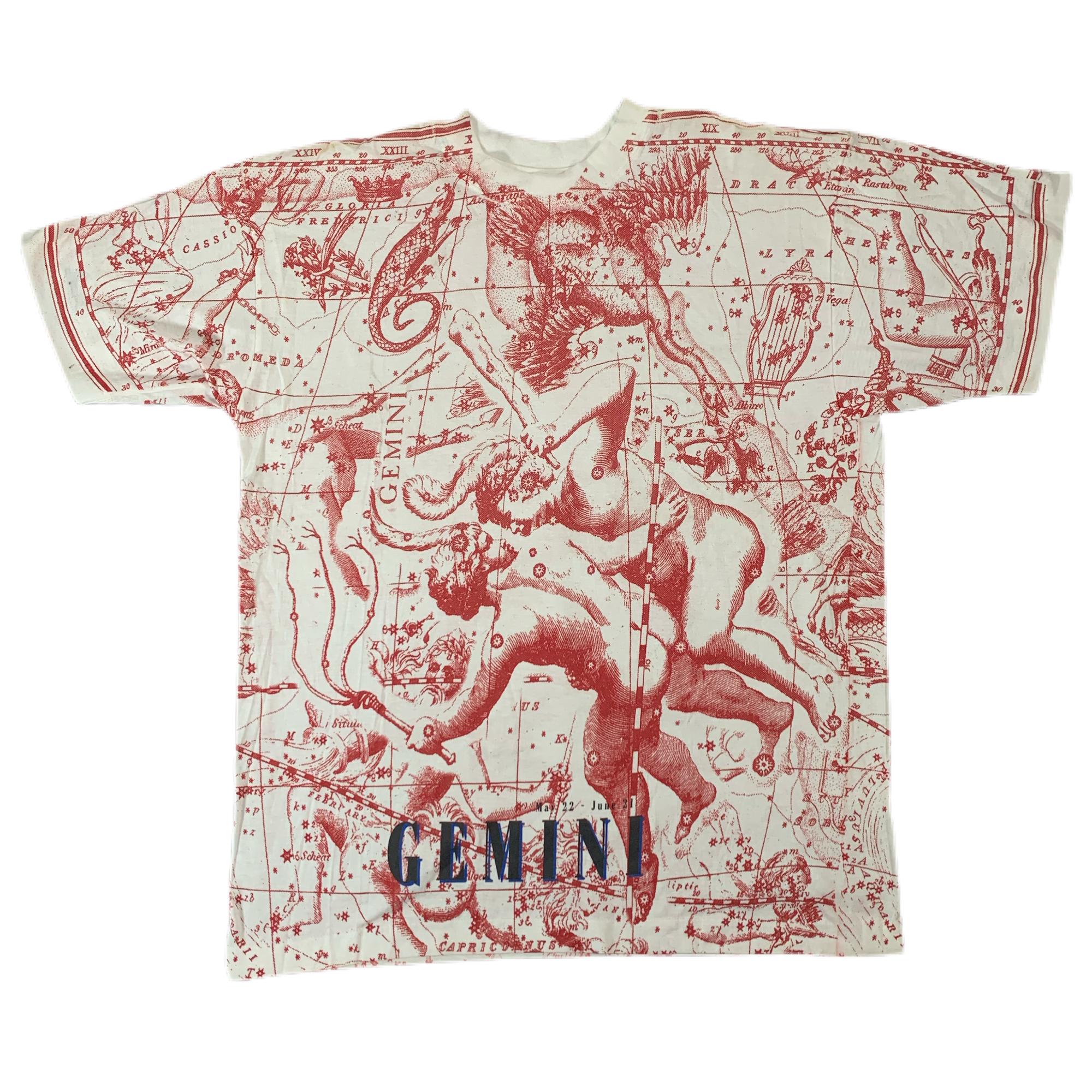 Vintage Gemini All Over Print T Shirt