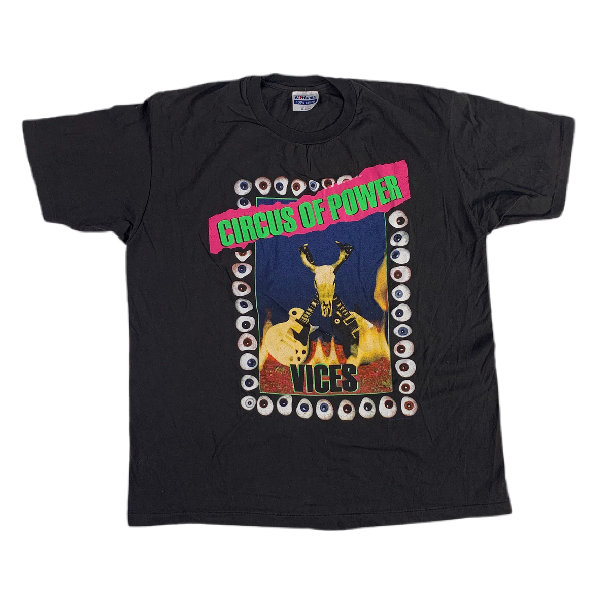 Vintage Circus Of Power &quot;Vices&quot; T-Shirt