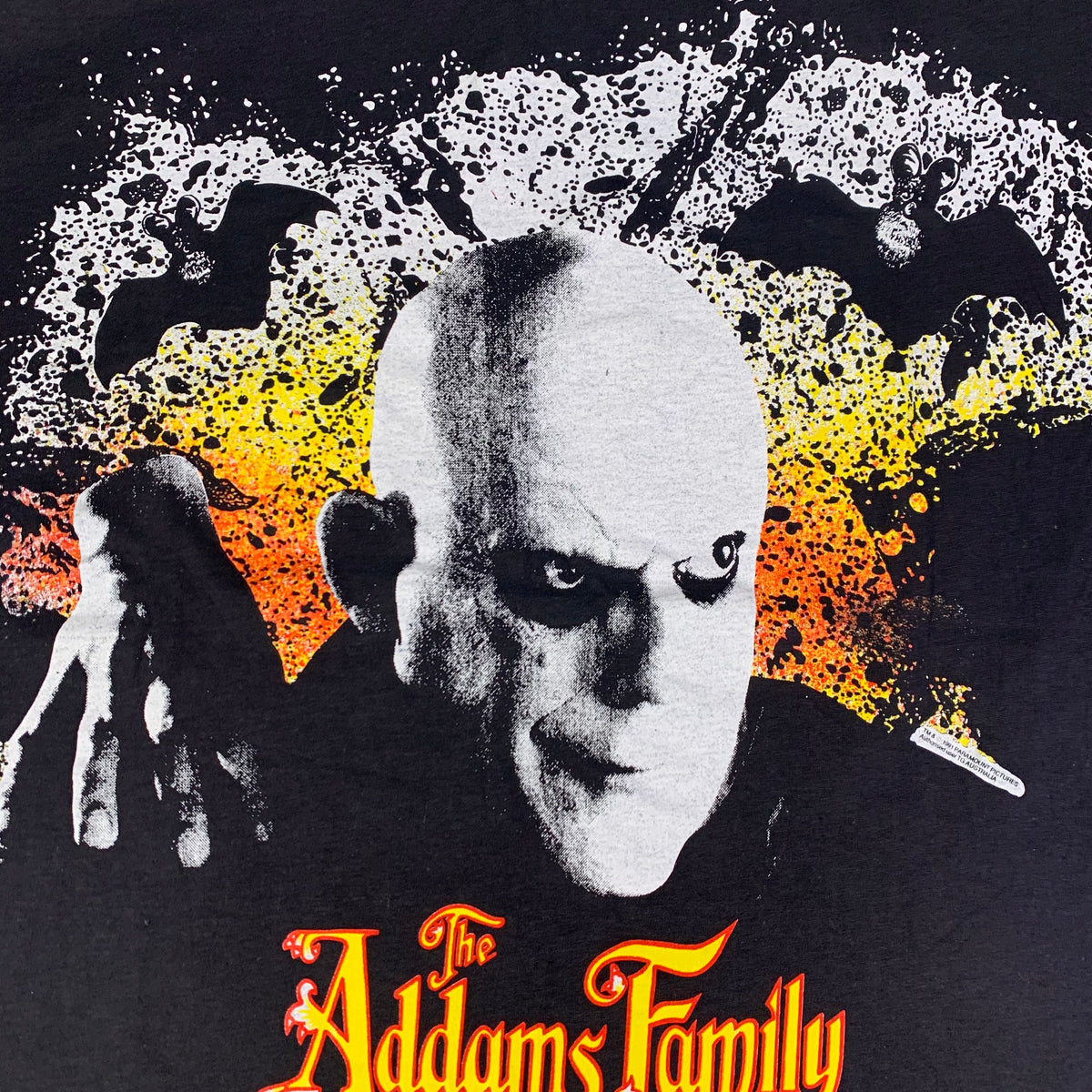 Vintage The Addams Family &quot;Uncle Fester&quot; Paramount Pictures Promotional T-Shirt