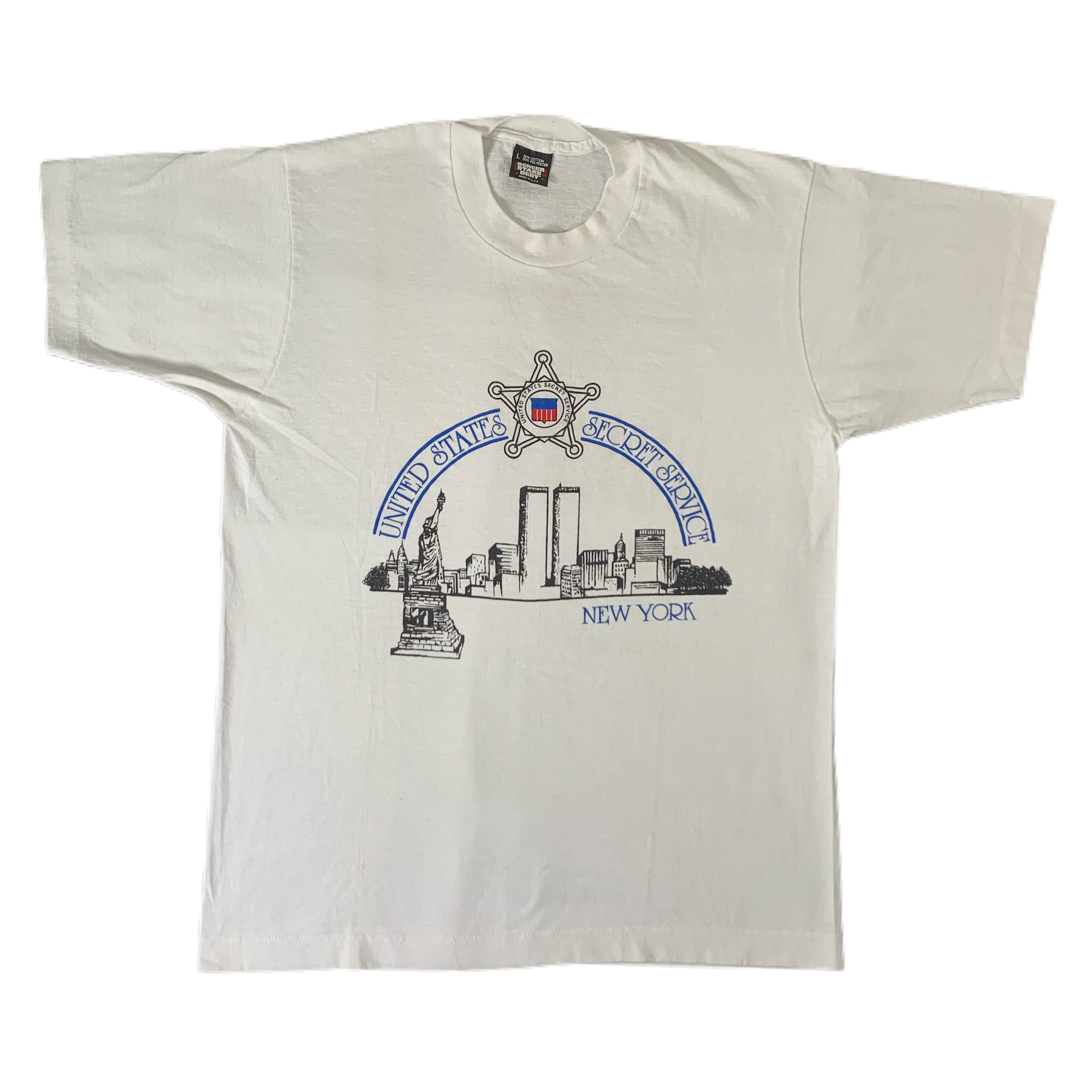 Vintage United States Secret Service “Twin Towers” T-Shirt - jointcustodydc