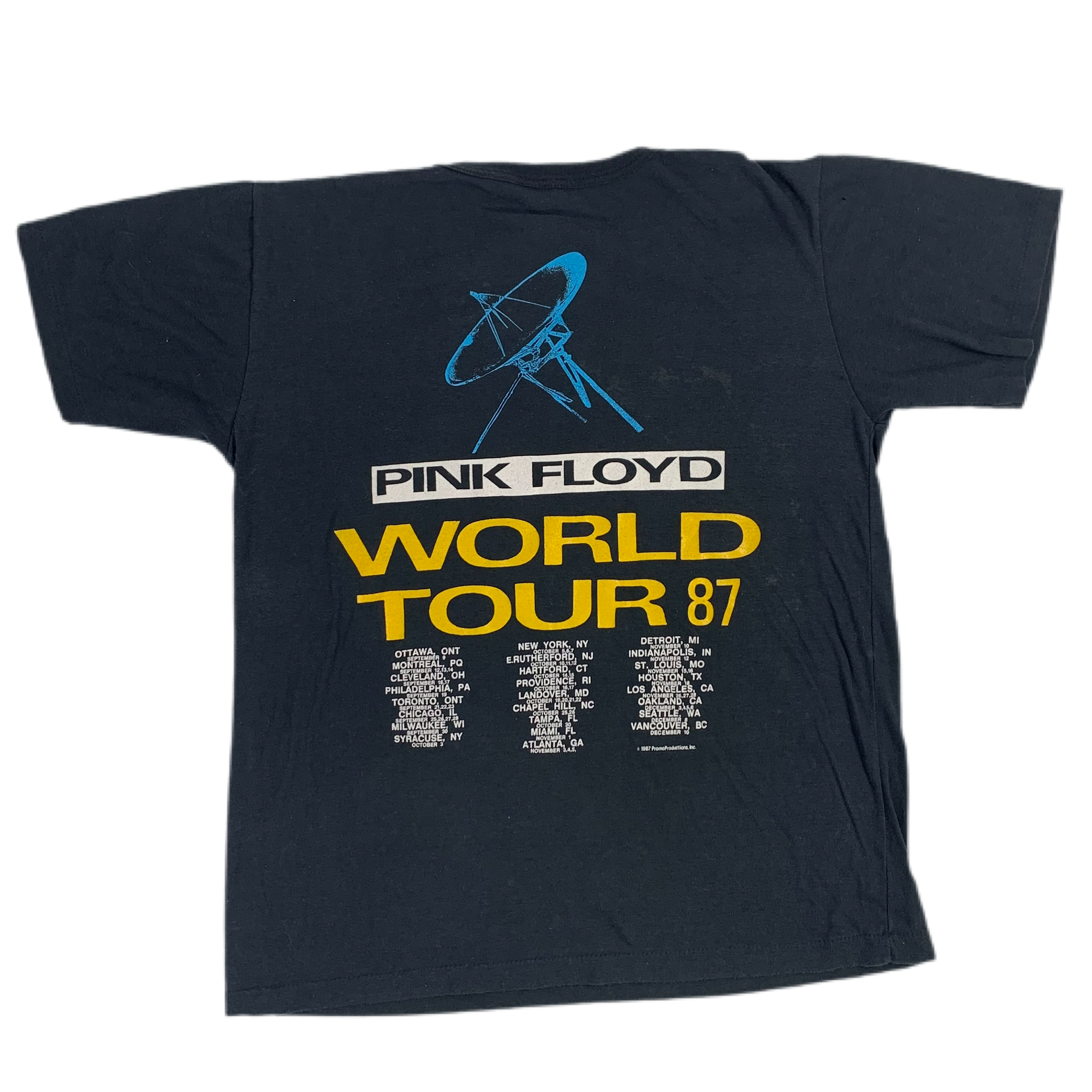 Pink floyd world 2024 tour 87 shirt