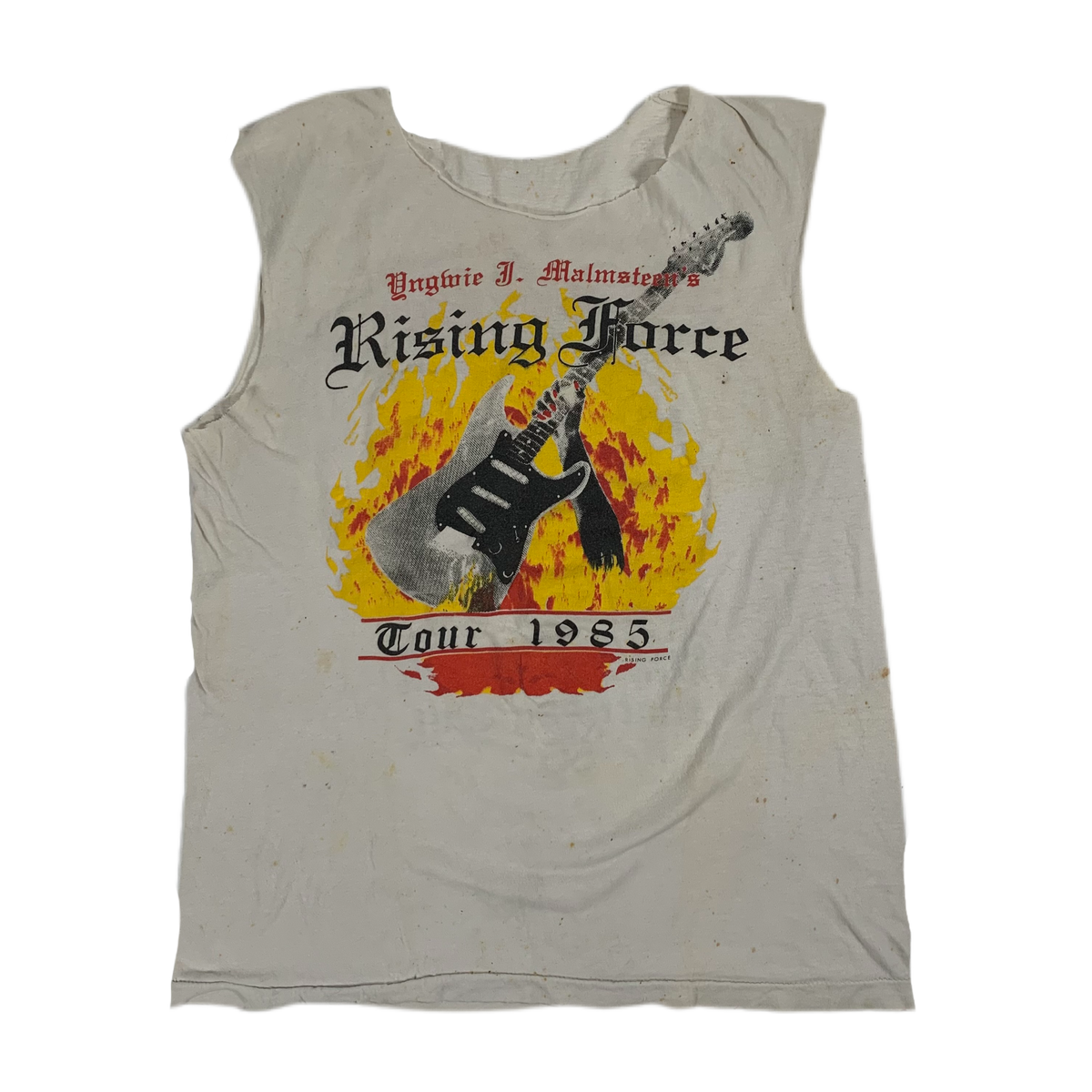 Vintage Yngwie J. Malmsteen &quot;Rising Force&quot; Cut Shirt