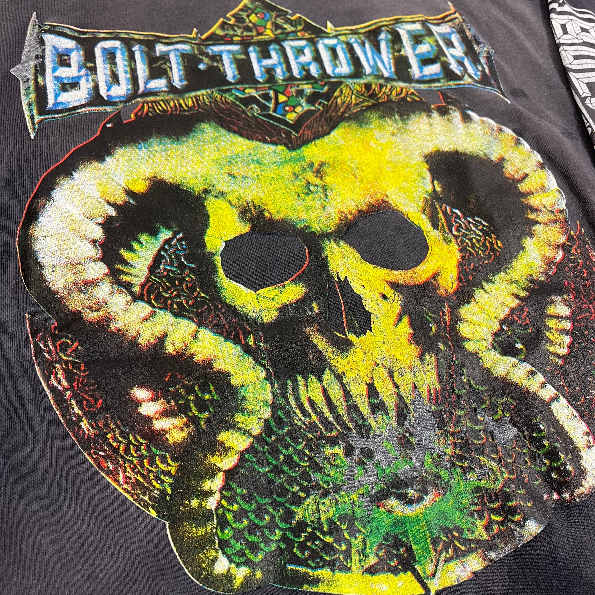 bolt thrower gear Vintage Bolt Thrower "Spearhead Assault '93" Long Sleeve Shirt
