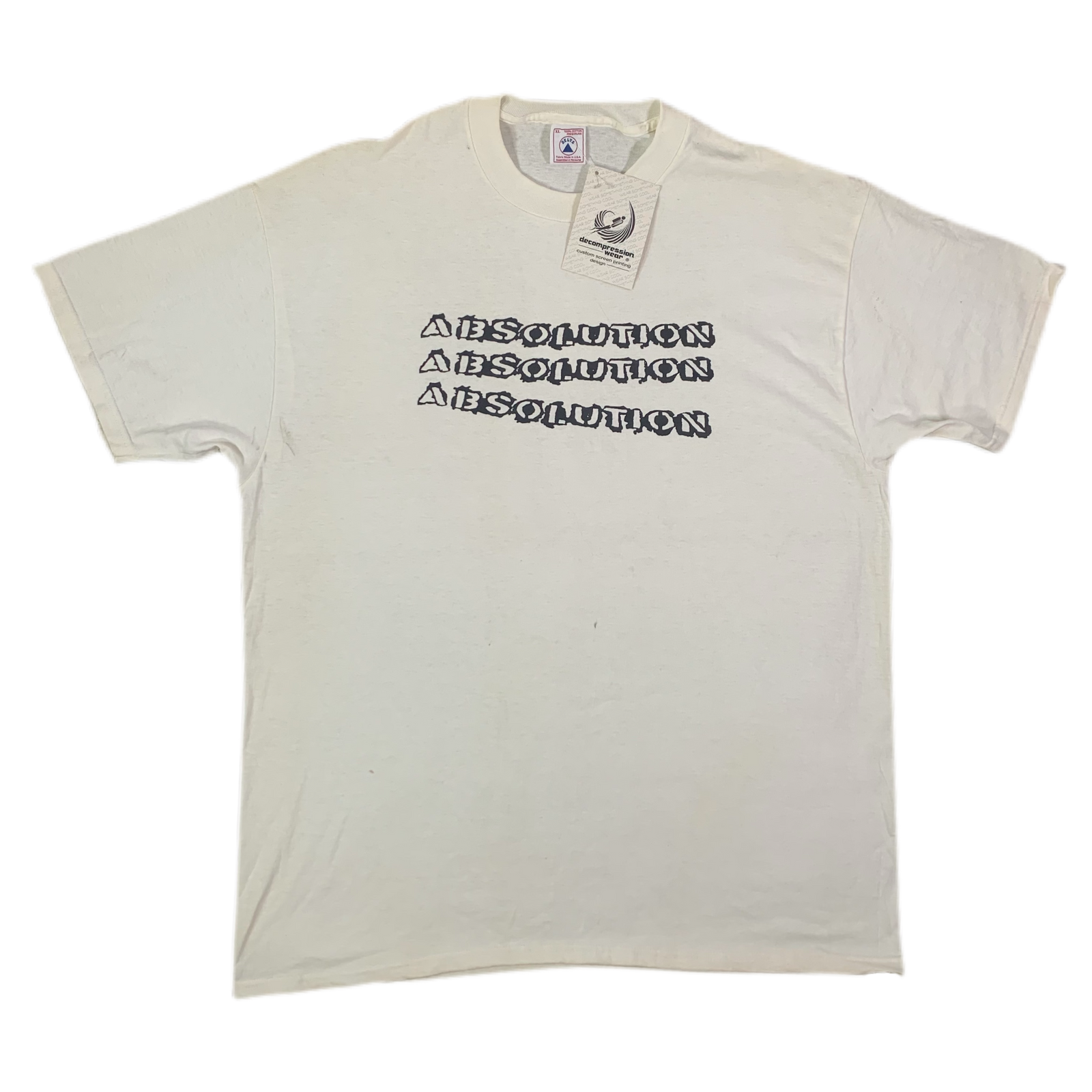 Vintage Absolution "Temperance Records" T-Shirt - jointcustodydc