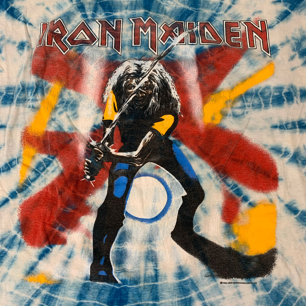 Vintage Iron Maiden &quot;Tie-Dye&quot; T-Shirt