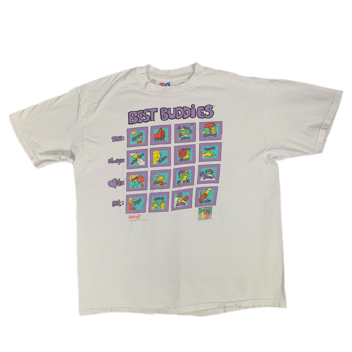 Vintage Keith Haring &quot;Best Buddies&quot; T-Shirt