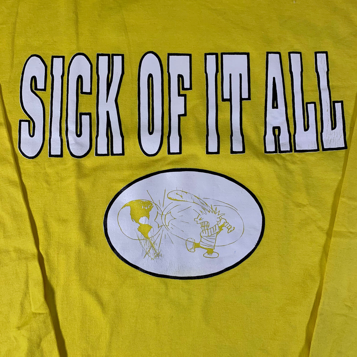 Vintage Sick Of It All &quot;You Can&#39;t Change The World&quot; Long Sleeve Shirt