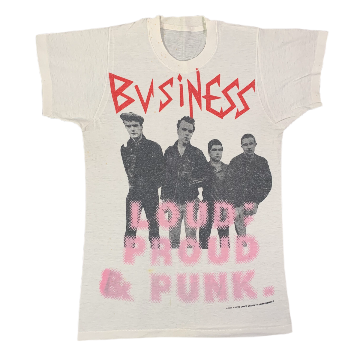 Vintage The Business &quot;Loud: Punk &amp; Proud&quot; T-Shirt