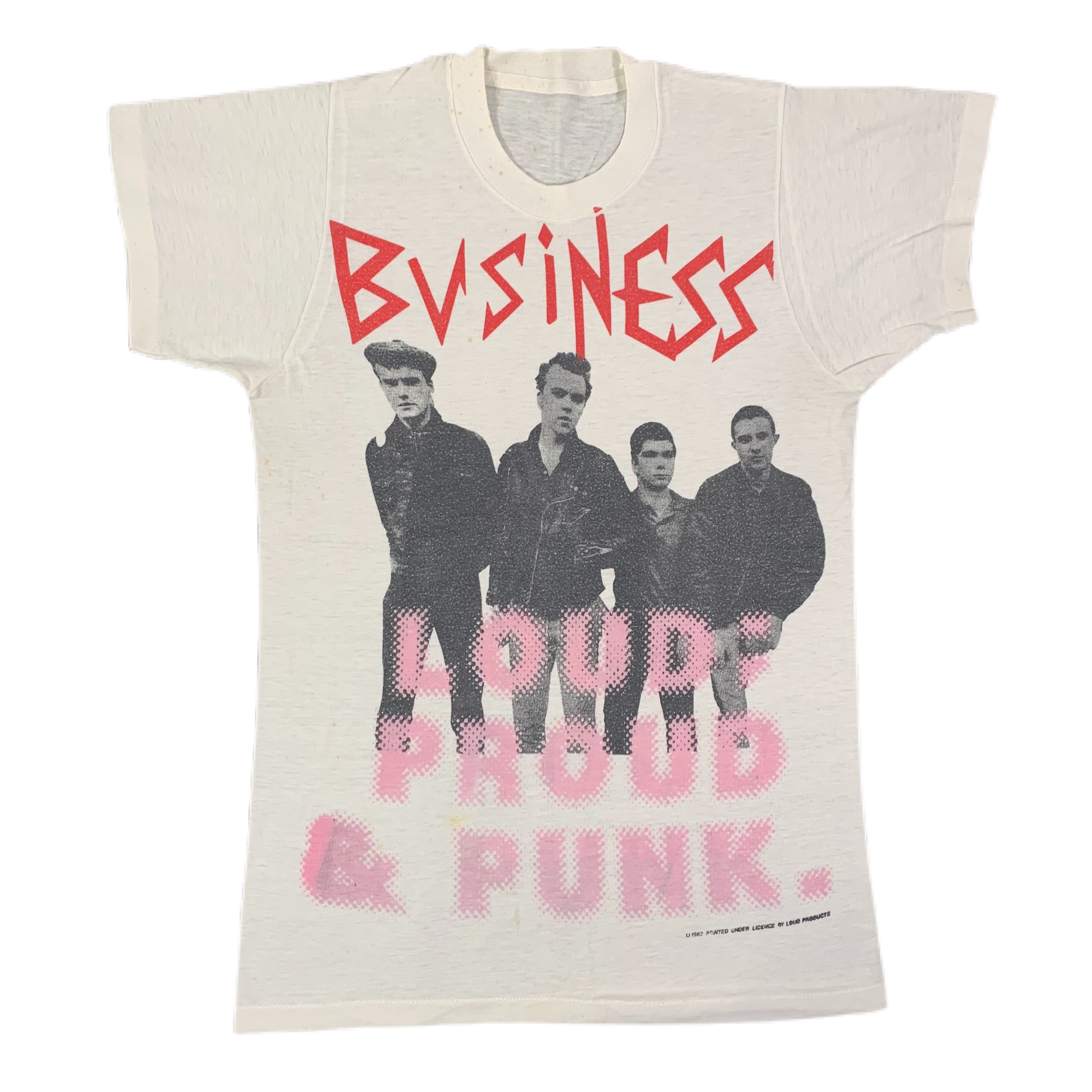 Vintage The Business "Loud: Punk Proud" T-Shirt jointcustodydc