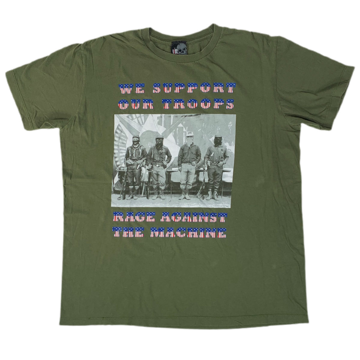 Vintage Rage Against The Machine &quot;We Support Our Troops&quot; T-Shirt