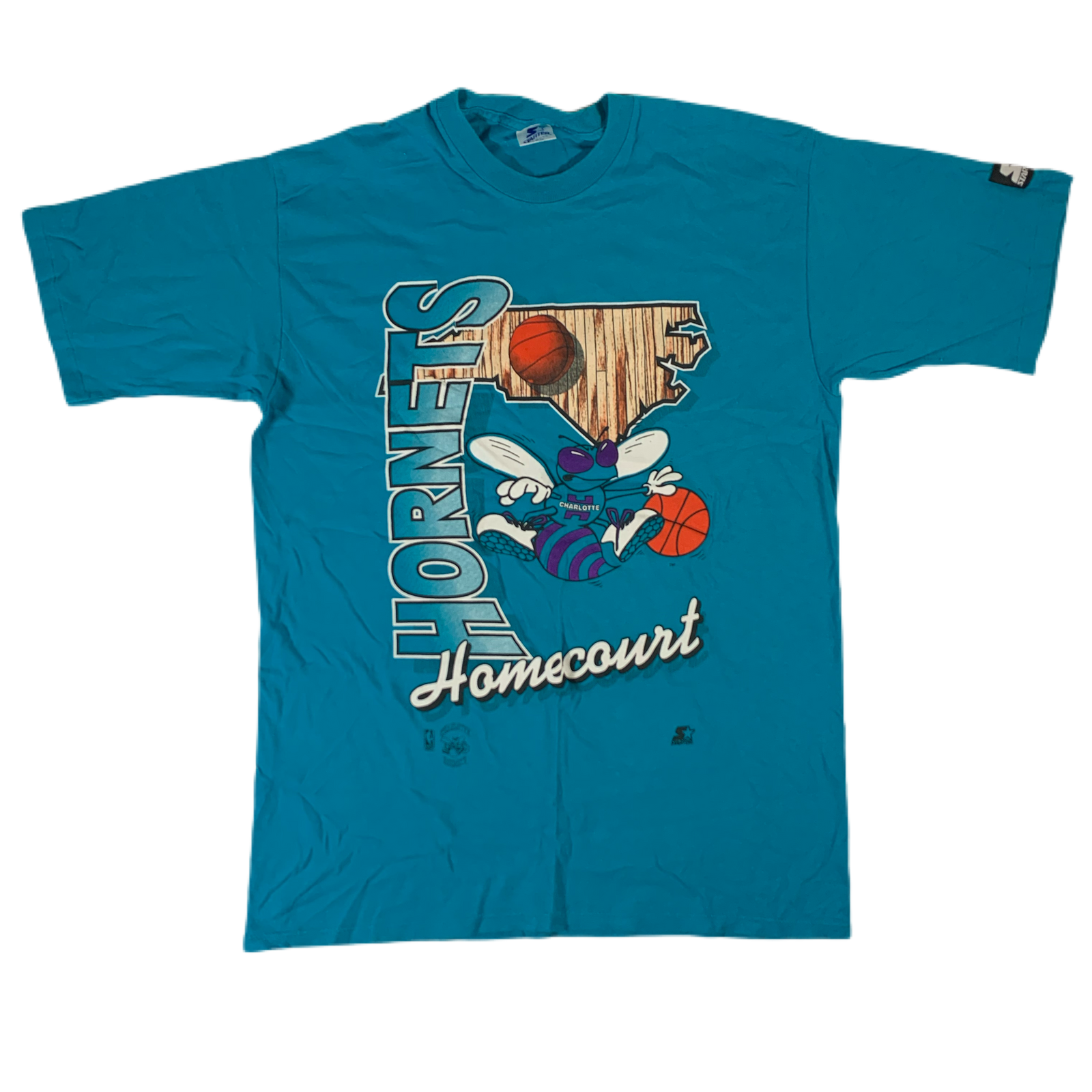Vintage Charlotte Hornets “Homecourt” Starter T-Shirt - jointcustodydc
