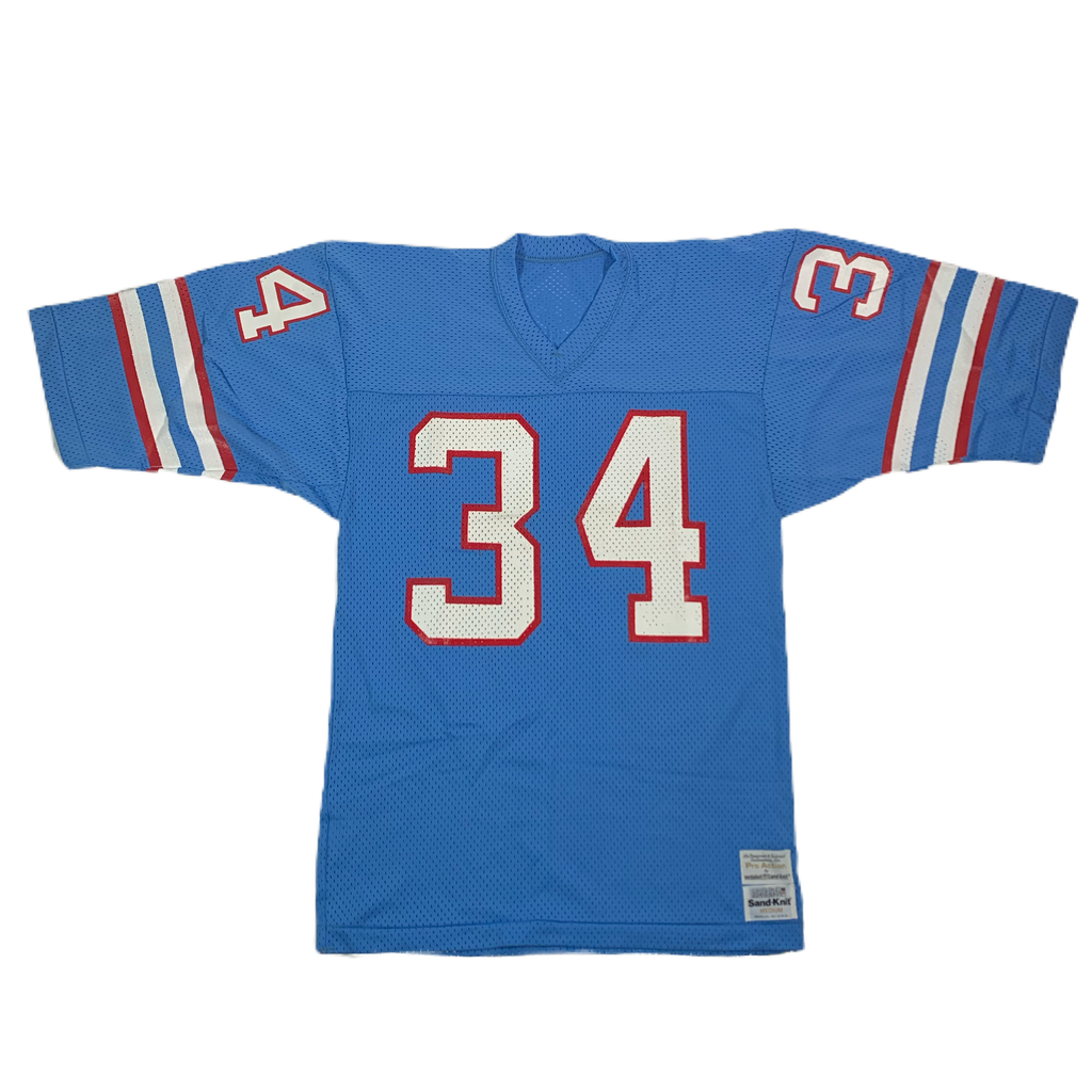 Super 70s Sports on X: Man, Earl Campbell's jersey got ripped off every  week. I think the Oilers' equipment guy made it out of toilet paper.   / X