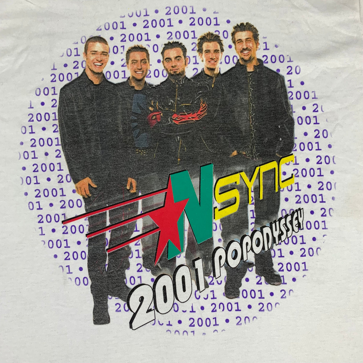 Vintage NSYNC &quot;2001 Popodyssey&quot; T-Shirt
