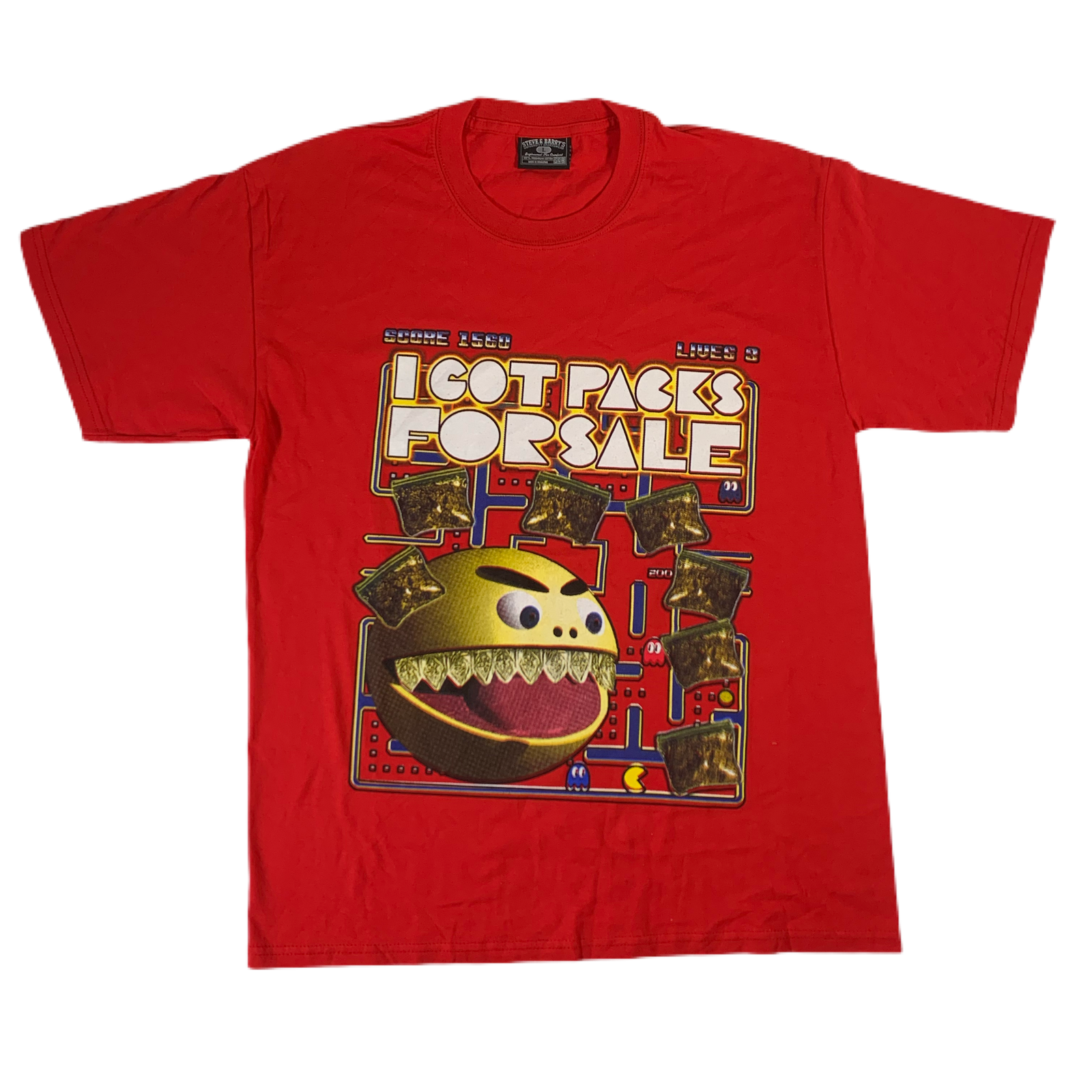Vintage Pacman "I Got Packs For Sale" T-Shirt - jointcustodydc