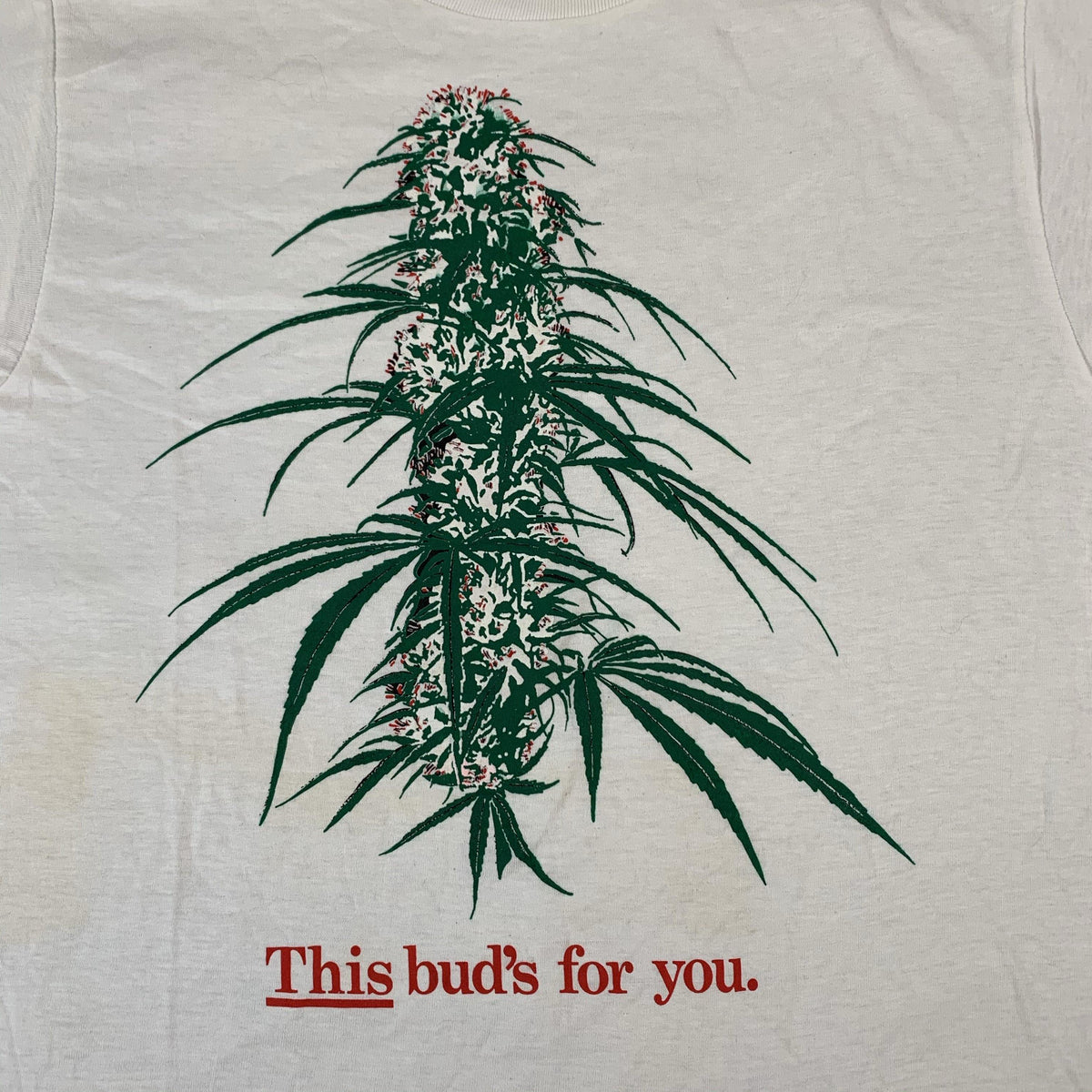 Vintage Pot Plant “This Bud” Puffy Ink T-Shirt - jointcustodydc