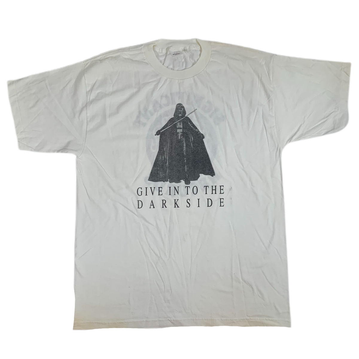 Vintage Significant Records &quot;Give In To The Dark Side&quot; Darth Vader T-Shirt