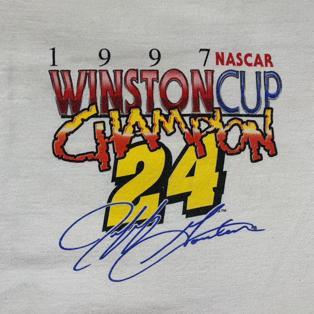 Vintage Nascar Jeff Gordon &quot;Winston Cup Champion &quot; T-Shirt