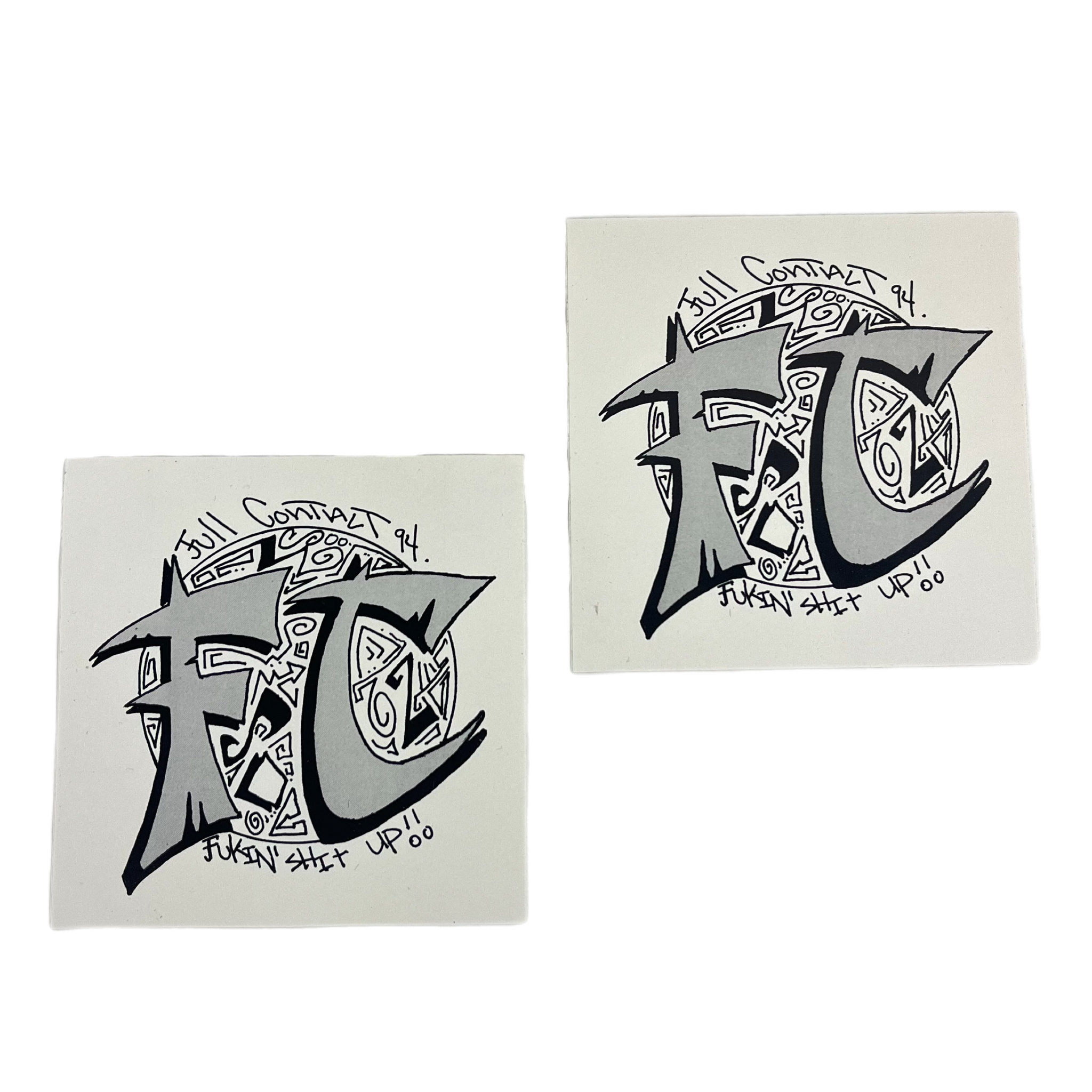 For Demonstration Only Sticker Vintage FULL CONTACT
