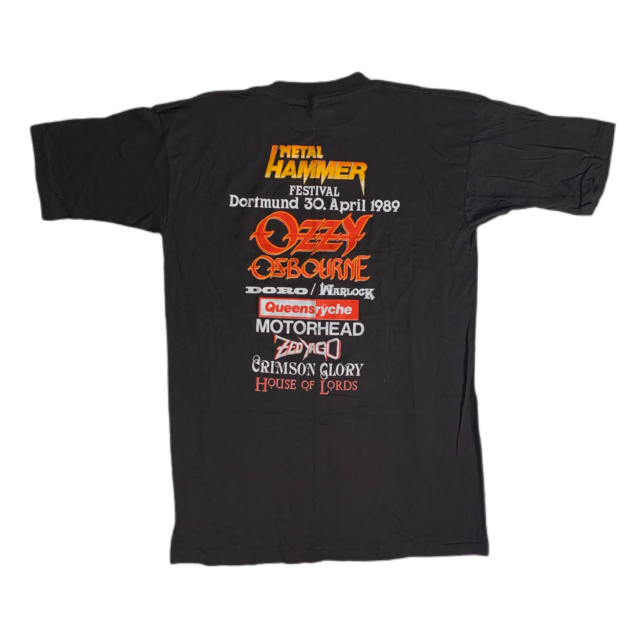 Vintage 1989 Metal Hammer Festival