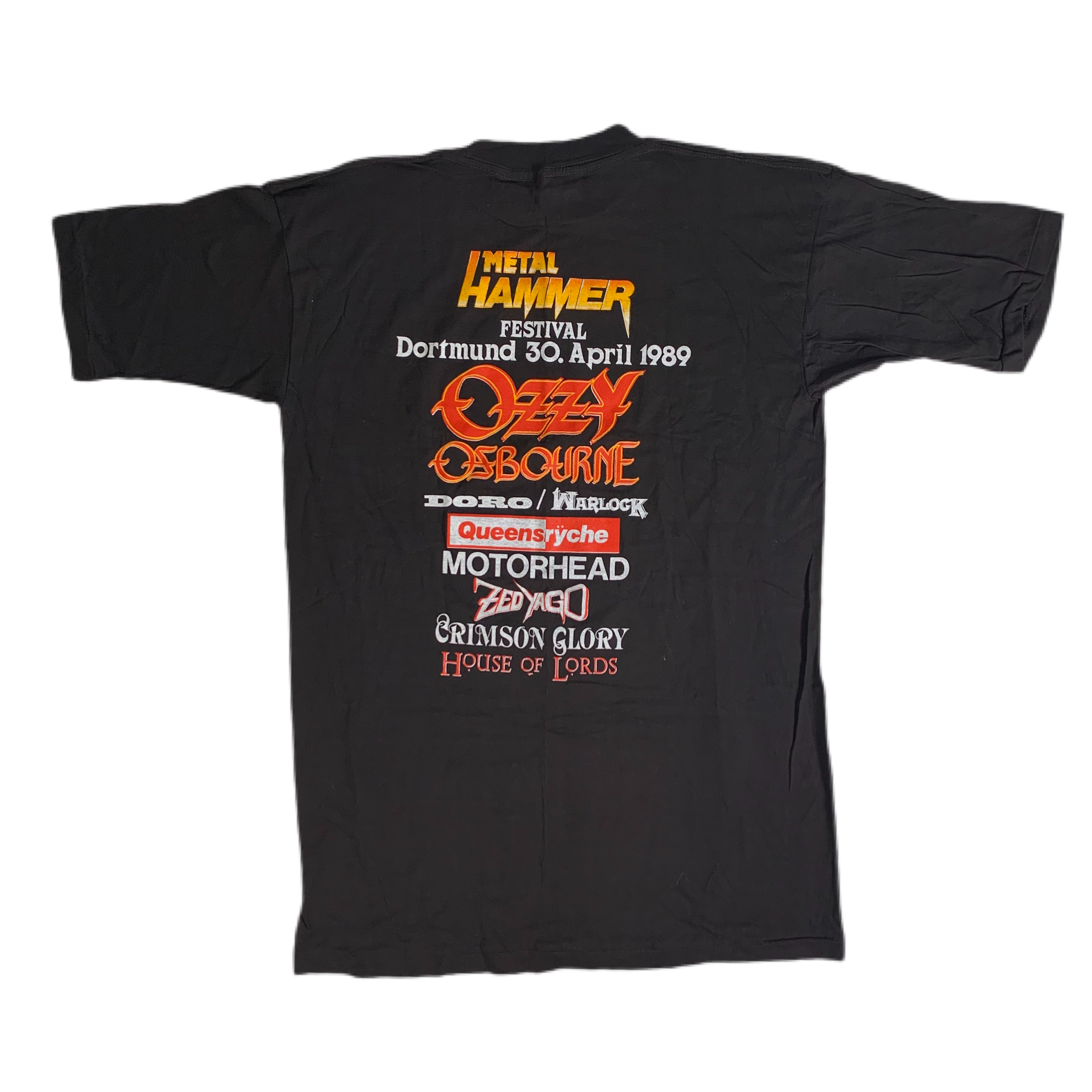 Vintage 1989 Metal Hammer Festival