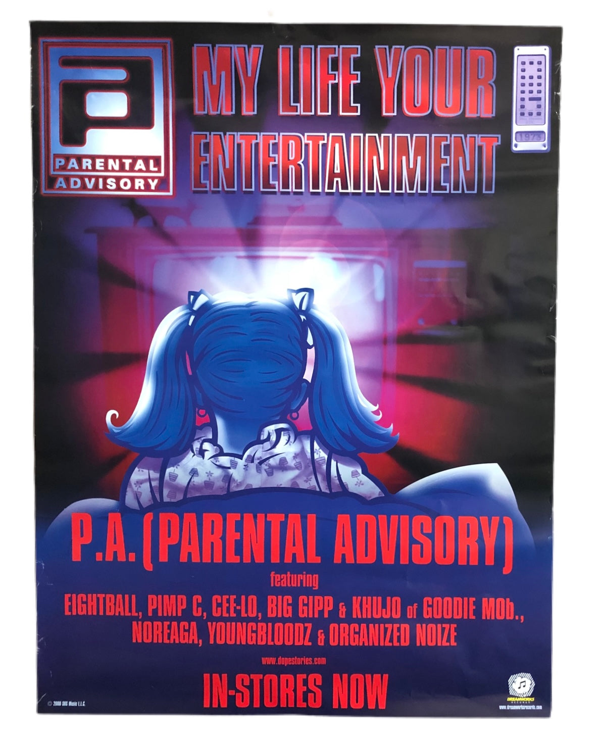 Vintage P.A. &quot;My Life Your Entertainment&quot; Promotional Poster
