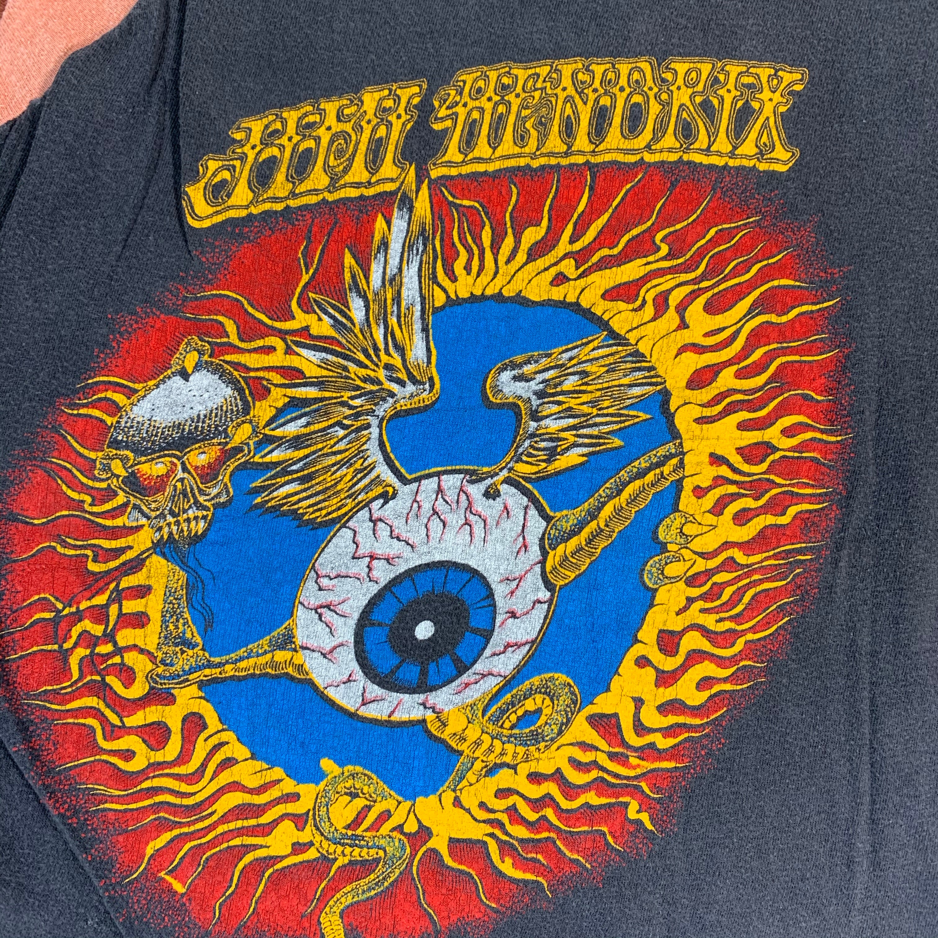 メーカー包装済】 vintage Jimi Hendrix flying eye ball Tee Tシャツ
