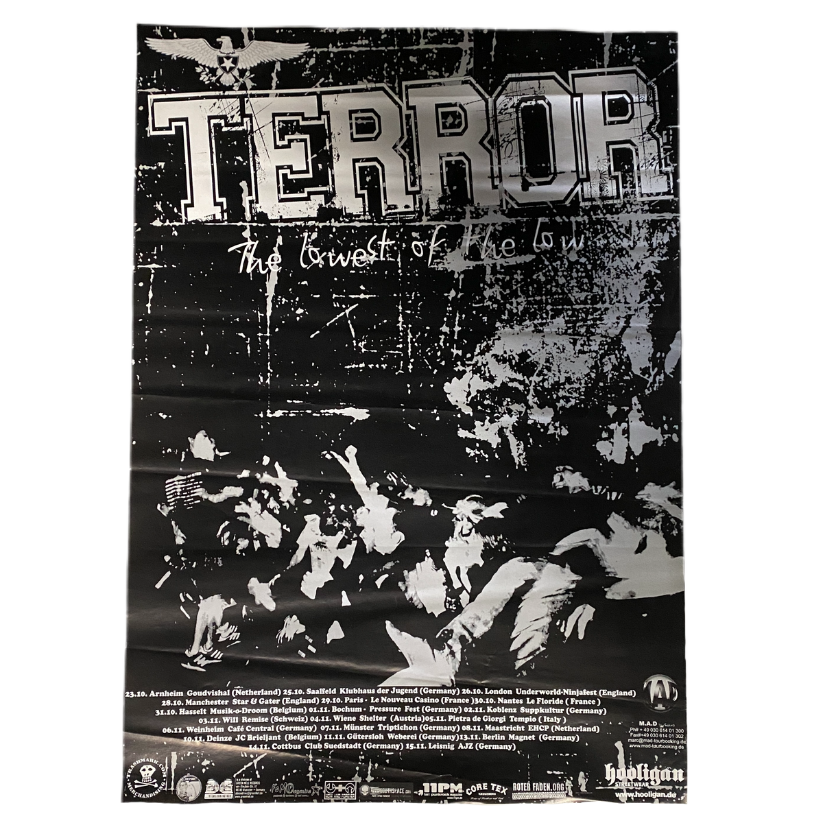 Vintage Terror &quot;Lowest Of The Low&quot; European Tour Poster