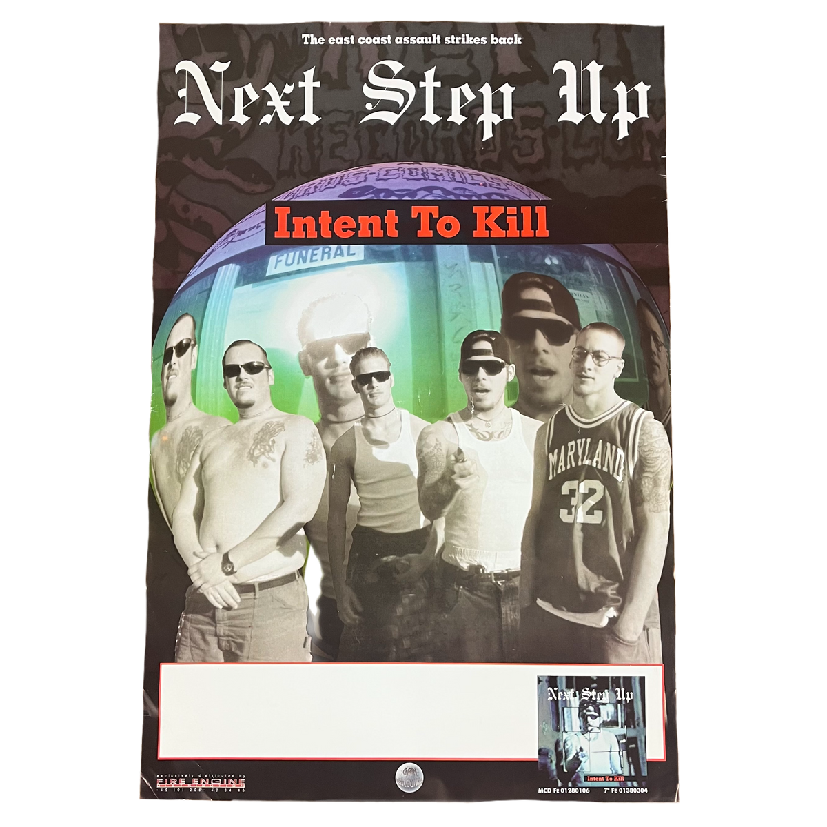 Vintage Next Step Up &quot;Intent To Kill&quot; East Coast Assault Promotional Poster