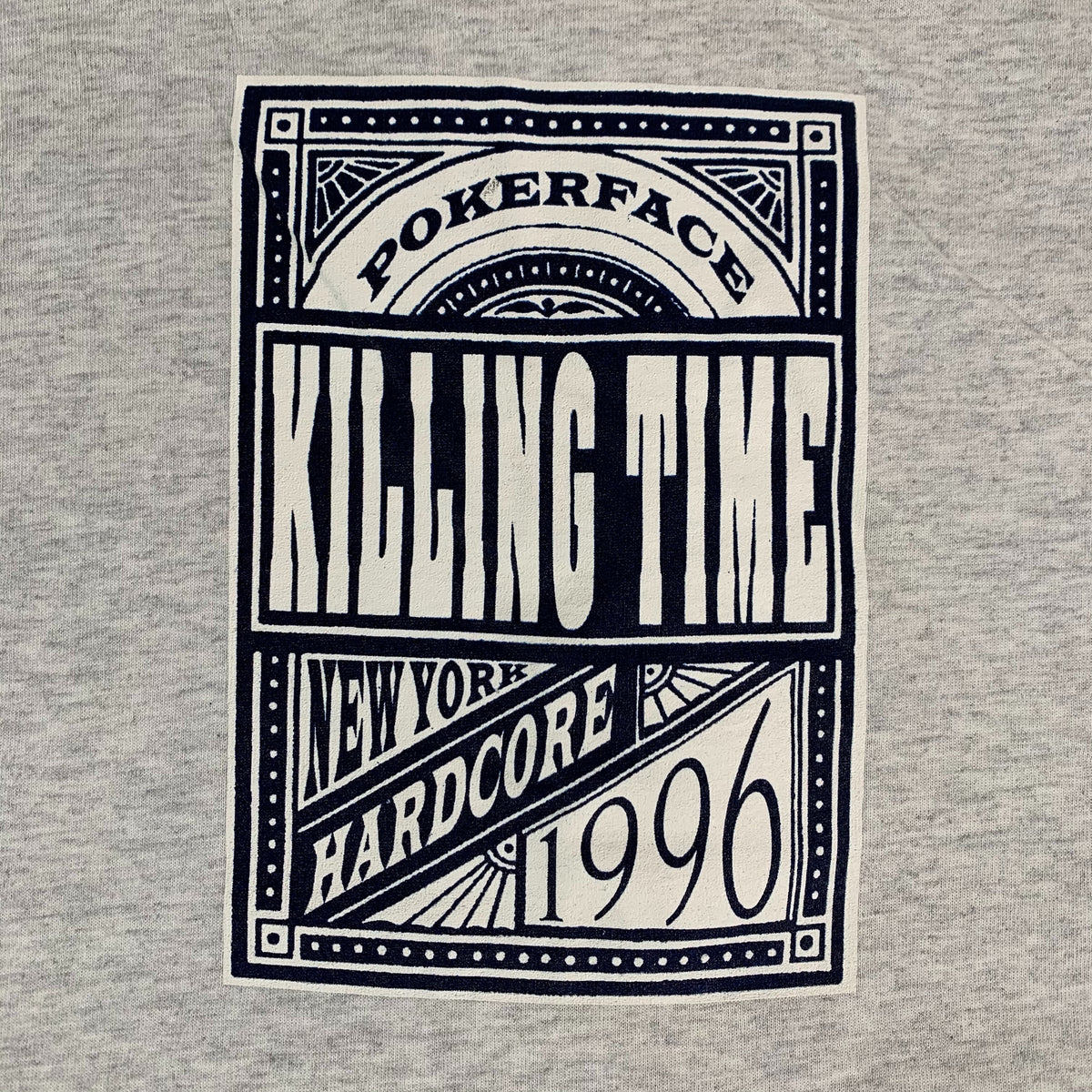 Vintage Killing Time &quot;Pokerface&quot; NYHC T-Shirt