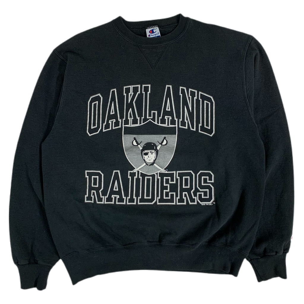 Vintage Oakland Raiders Home Sweatshirt Medium Oakland Is Home Spell Out  Crewneck Las Vegas Raiders Nfl Football … in 2023