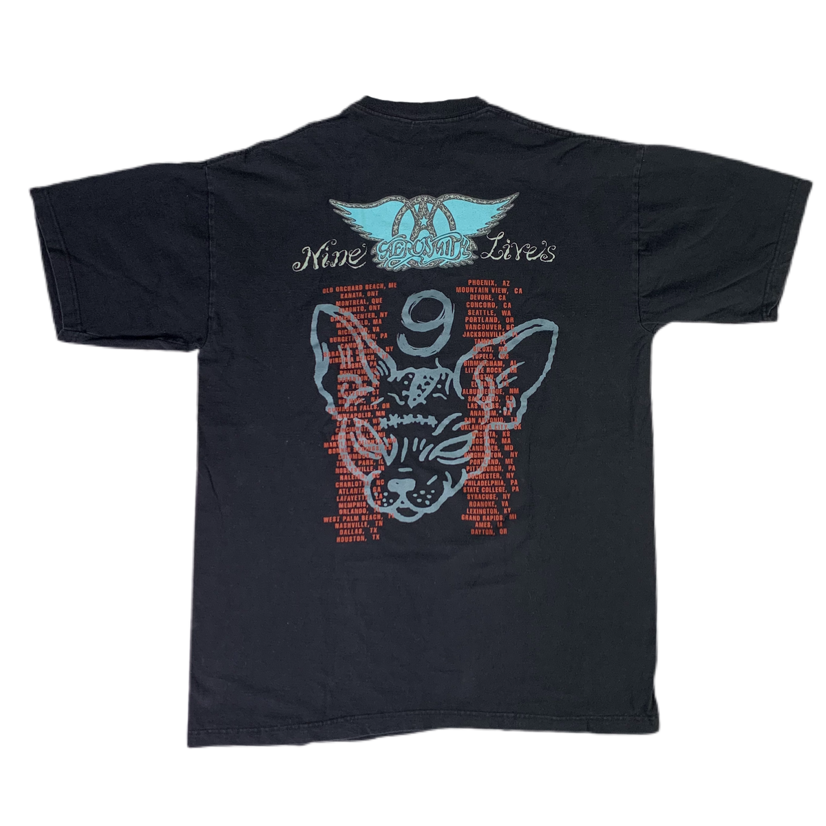 Vintage Aerosmith &quot;Nine Lives&quot; T-Shirt