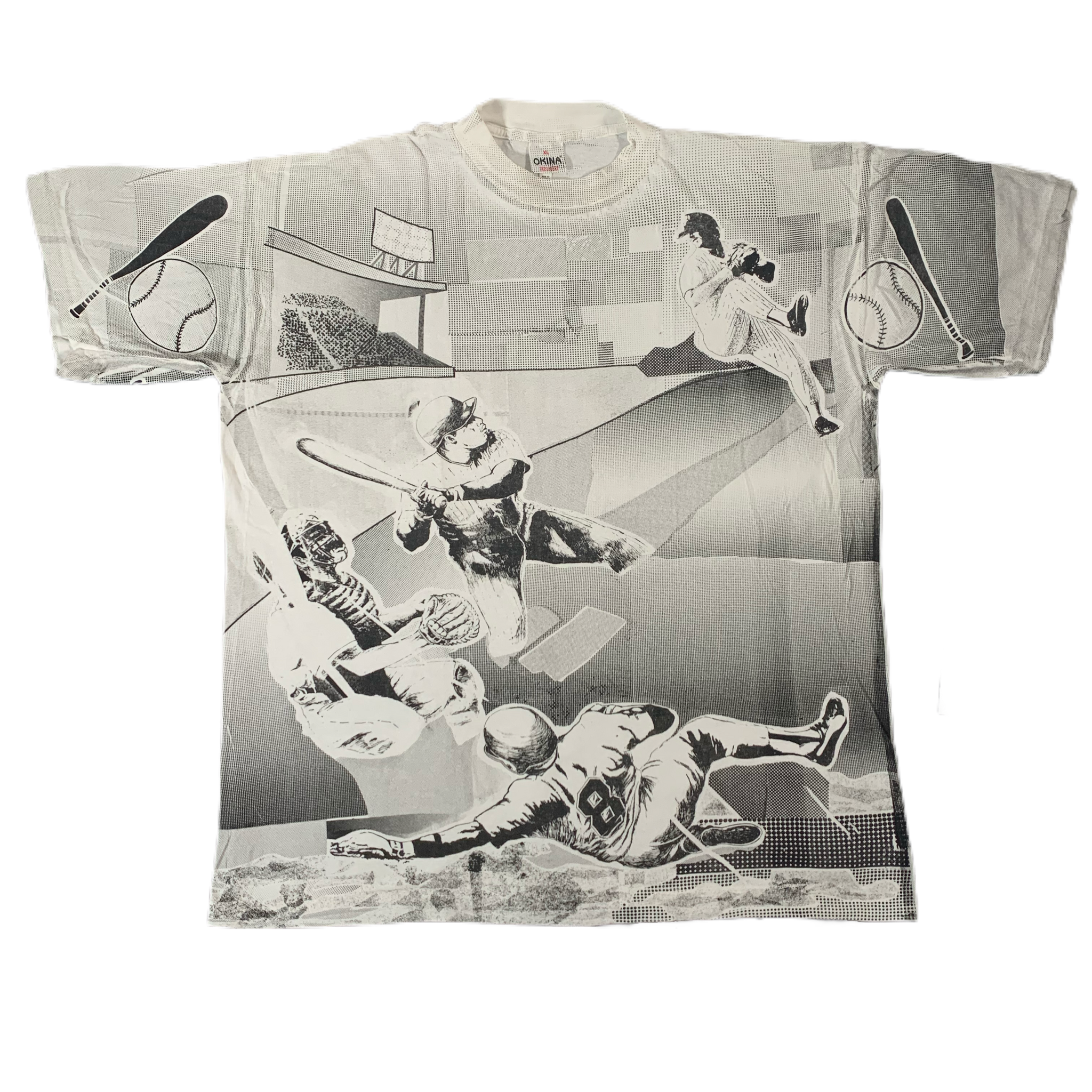 Vintage New York Yankees “Yogi Berra” All Over Print T-Shirt
