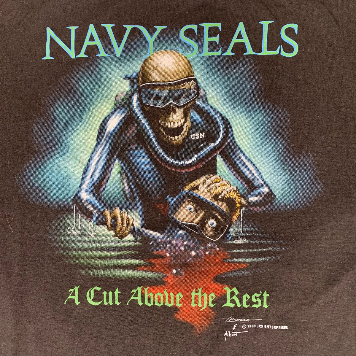 Vintage Navy SEALs &quot;A Cut Above The Rest&quot; T-Shirt