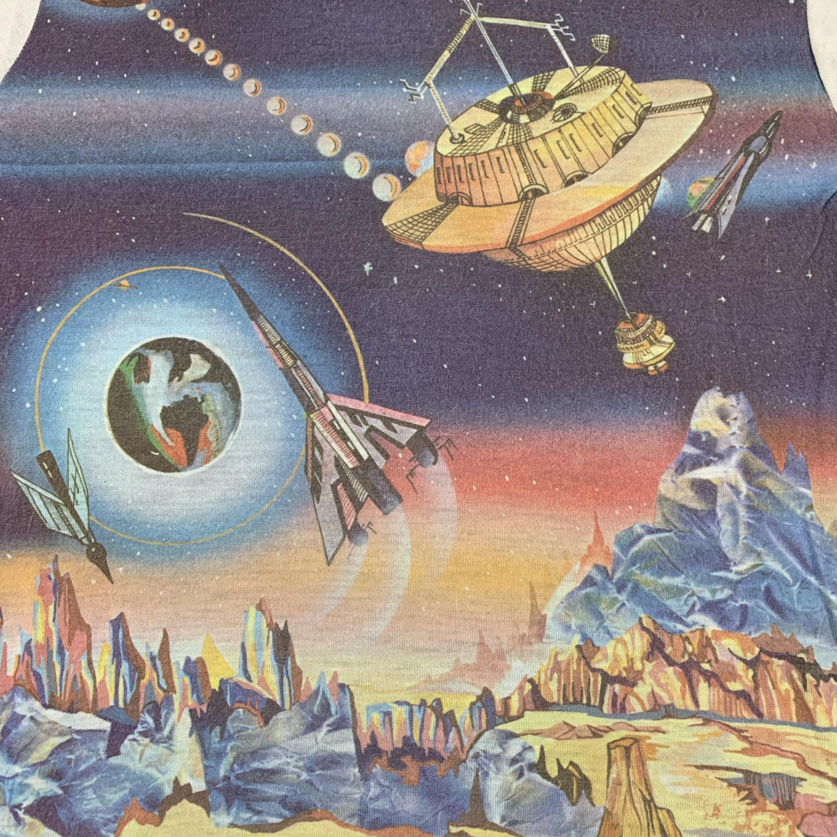Vintage Sci-Fi “Photo Print” Kid’s Long Sleeve Shirt - jointcustodydc