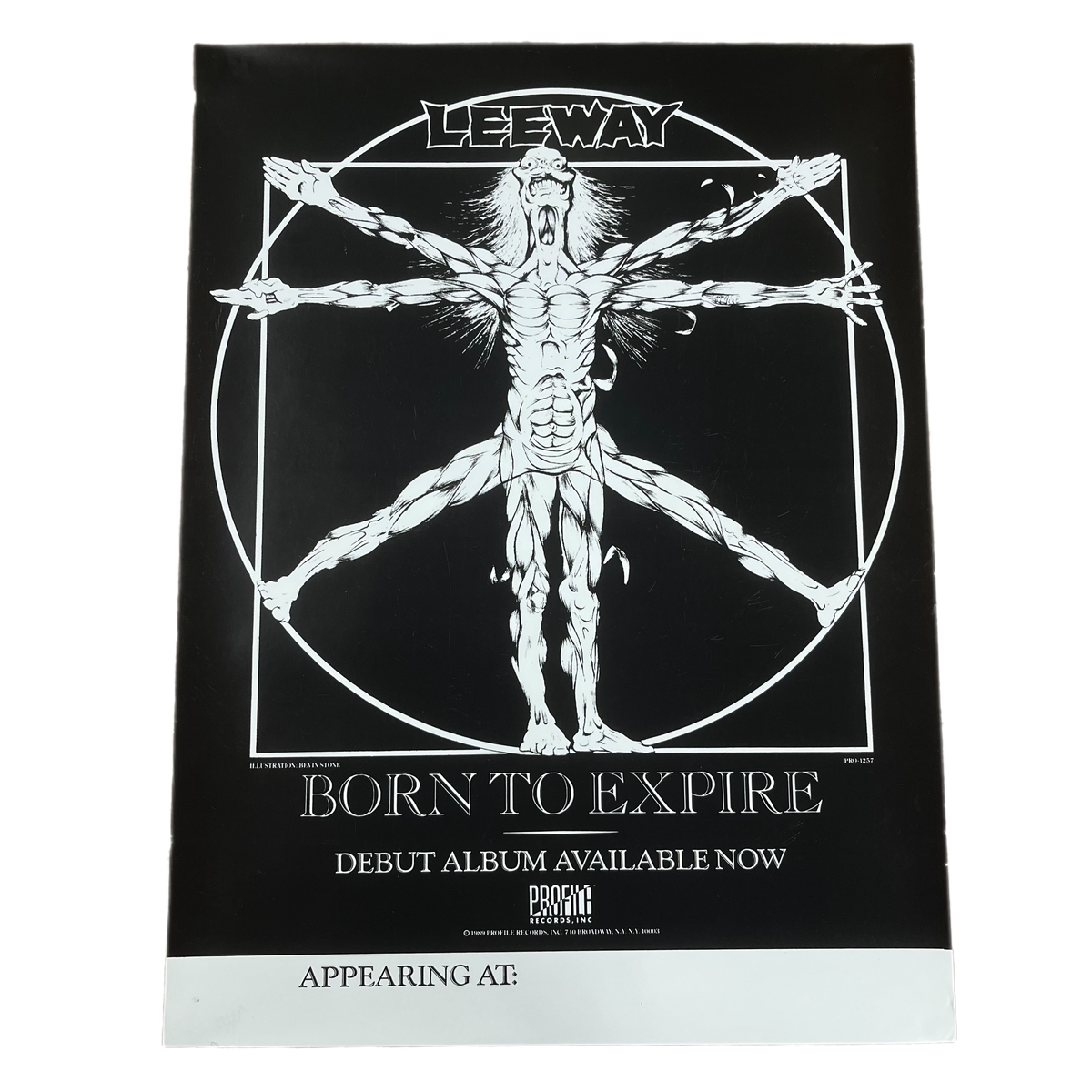 Leeway &quot;Born To Expire&quot; STB Records Remake Poster