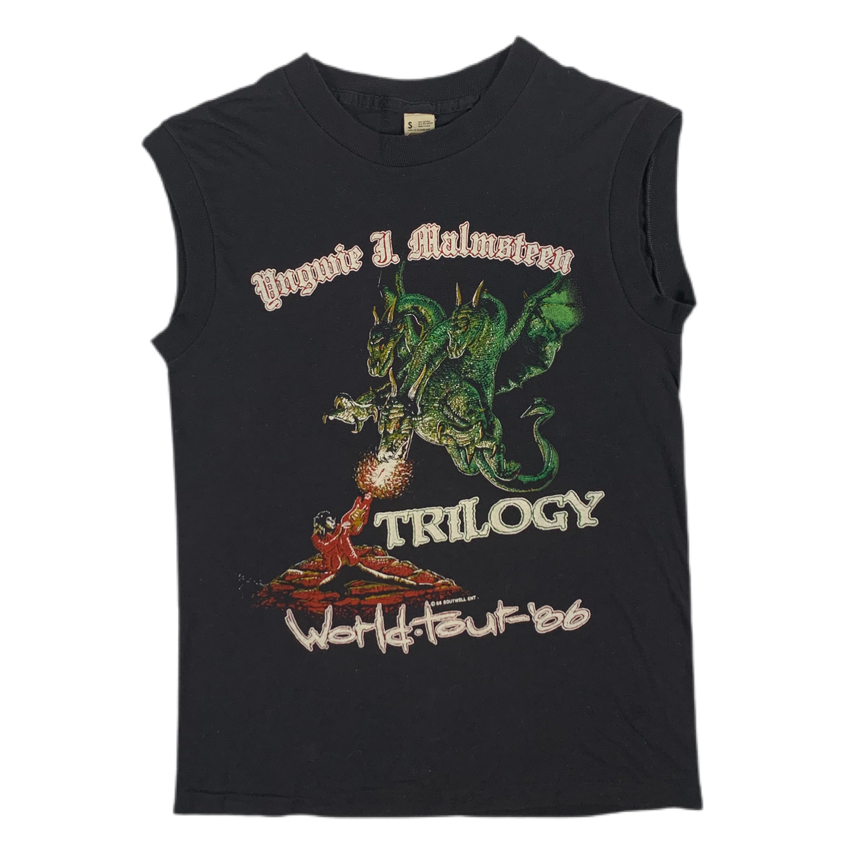 Vintage Ynwie J. Malmsteen &quot;Trilogy&quot; Sleeveless T-Shirt