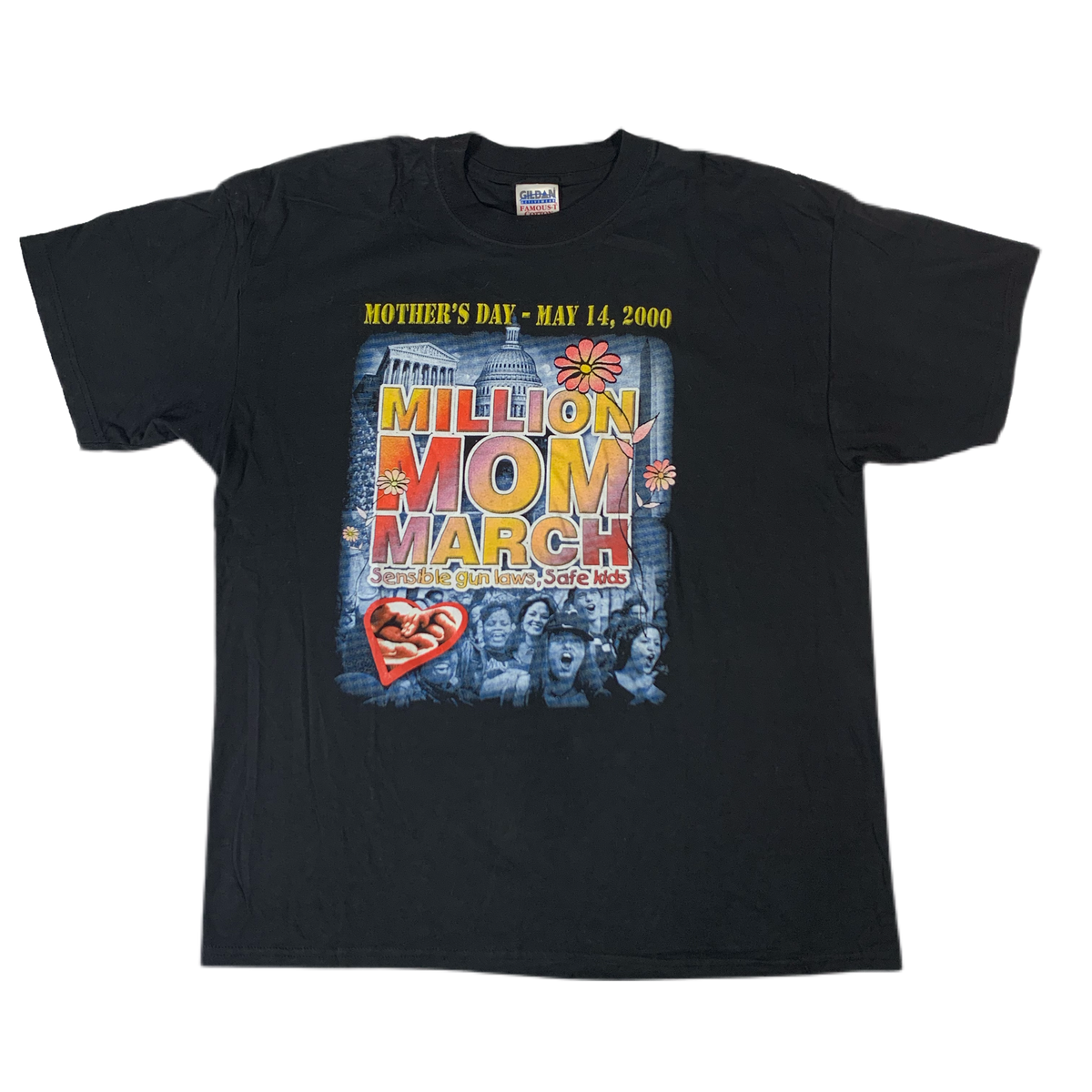 Vintage Million Mom March “Mother’s Day 2000” T-Shirt - jointcustodydc