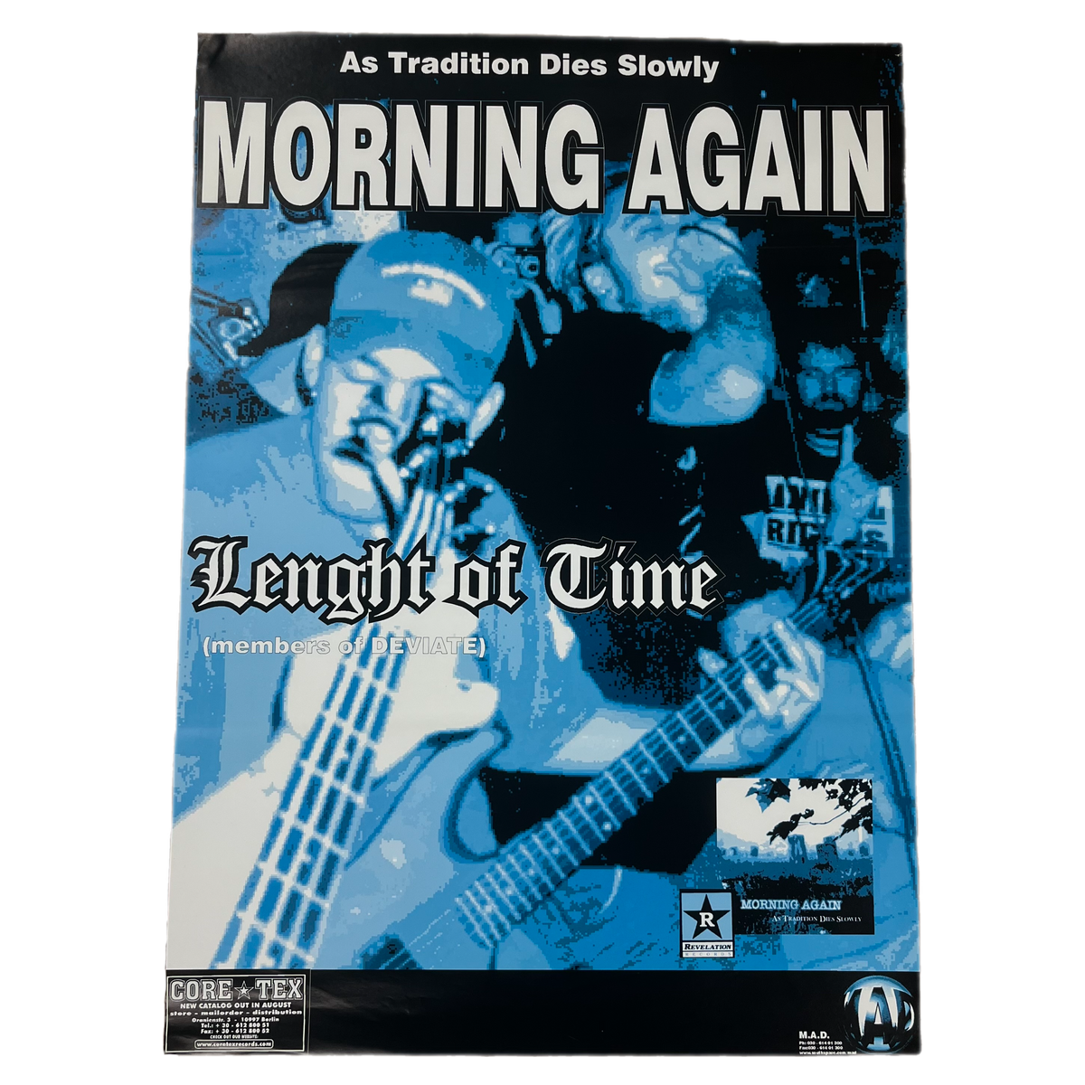 Vintage Morning Again &quot;As Tradition Dies Slowly&quot; Length Of Time Tour Poster