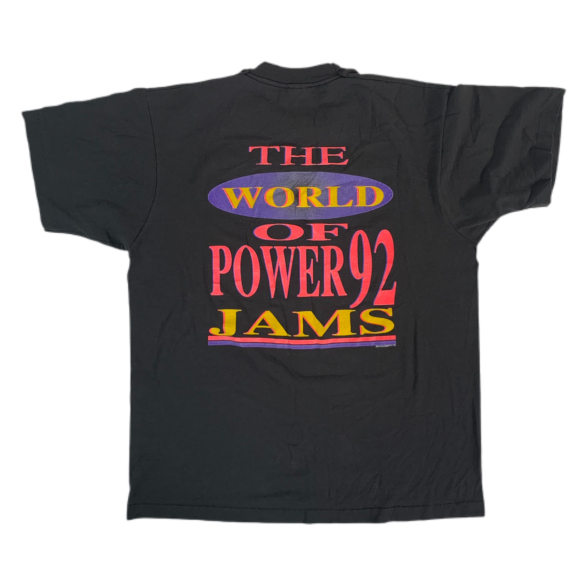 Vintage Powerhouse &quot;The World Of Power 92 Jams&quot; T-Shrit