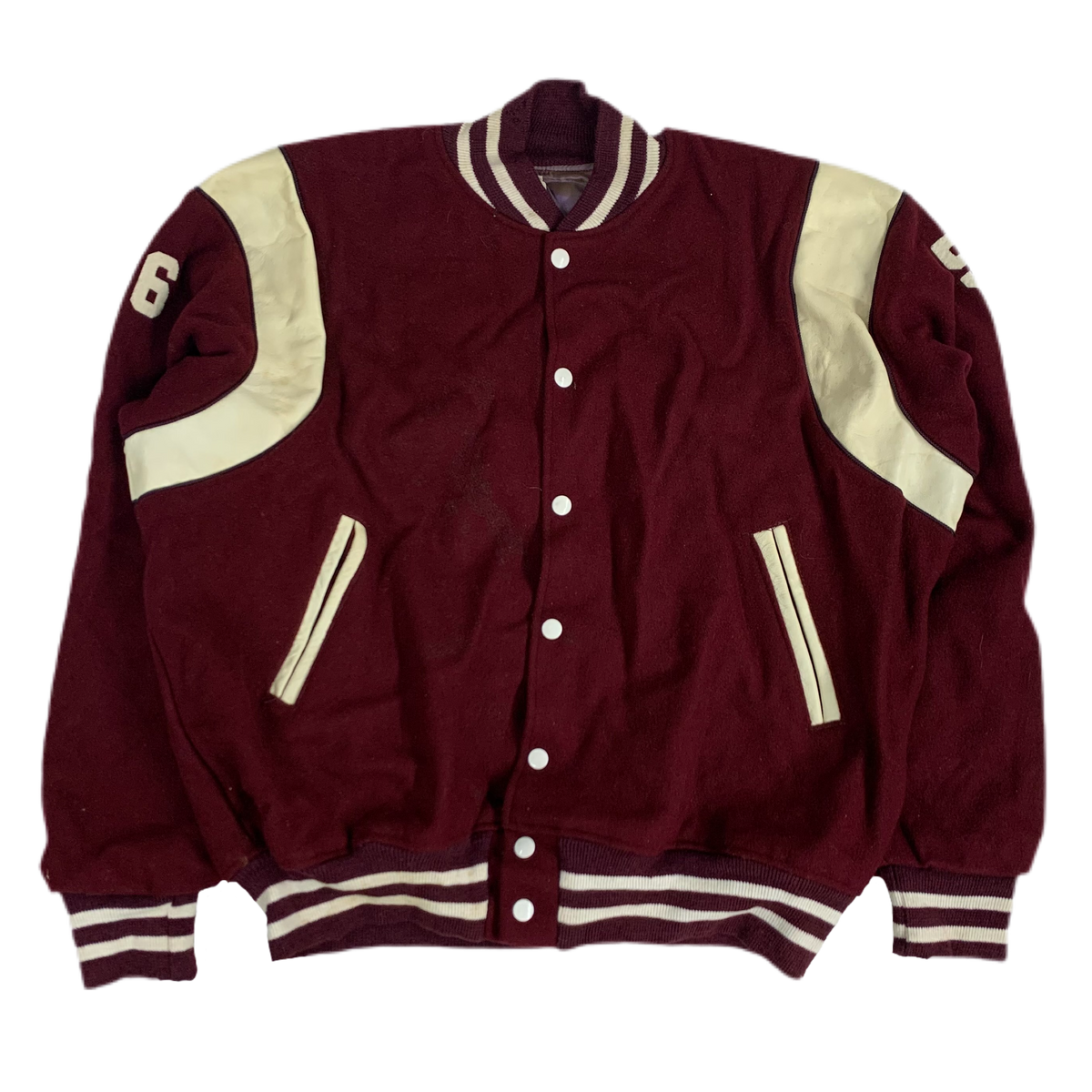 Vintage Felco Athletic Wear &quot;John Handley Judges&quot; Wool Varsity Jacket