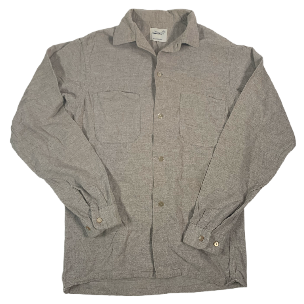 Vintage Penney's Towncraft “Wool” Open Collar Shirt | jointcustodydc